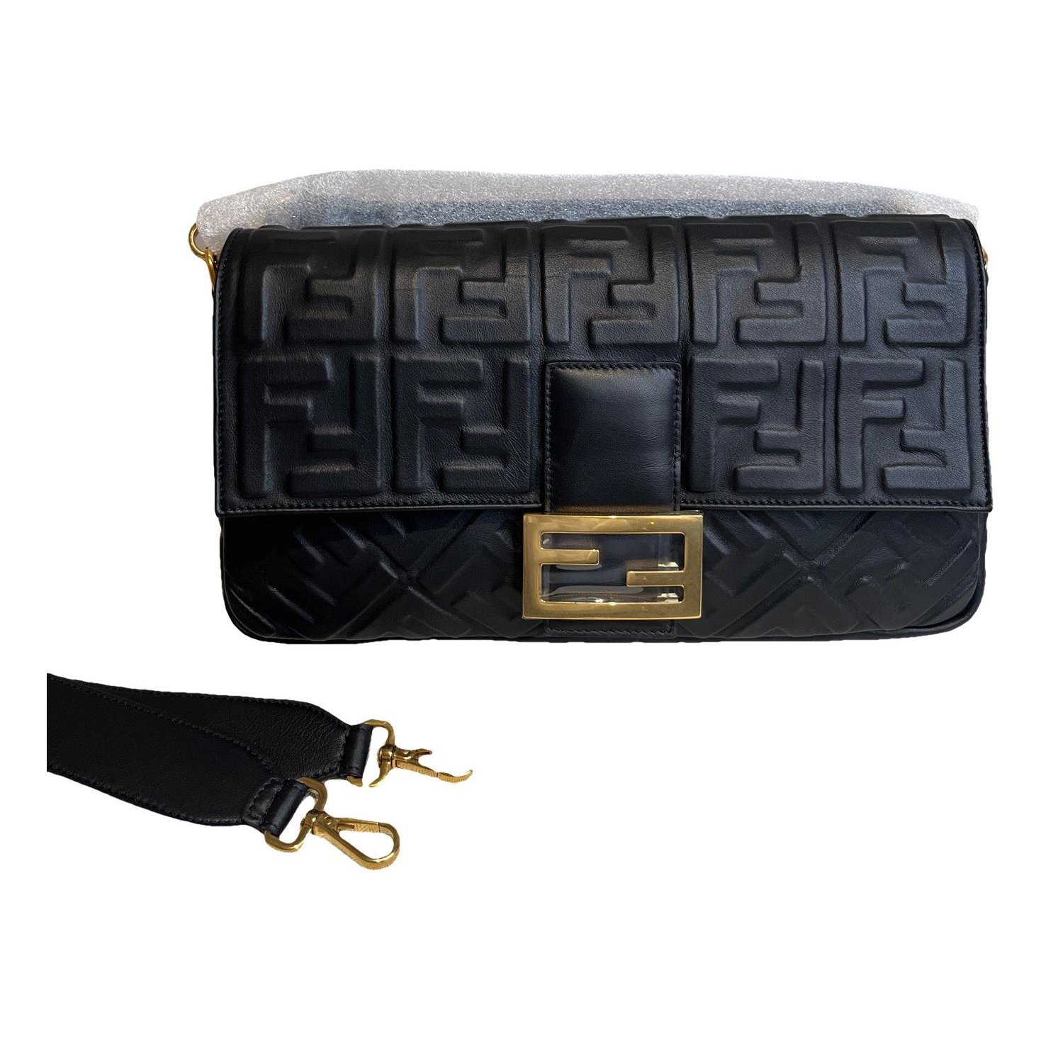 Baguette leather handbag
