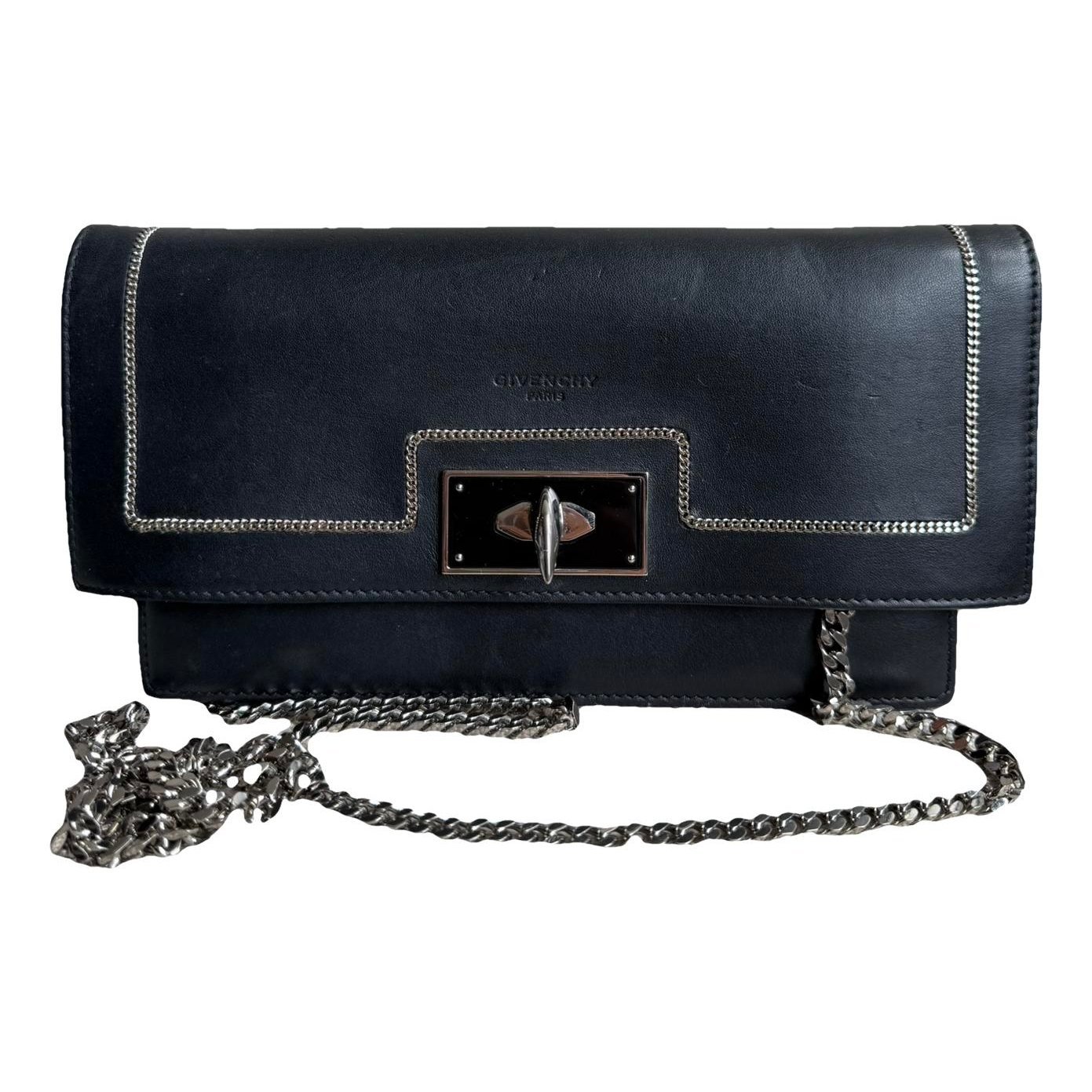 Shark leather clutch bag