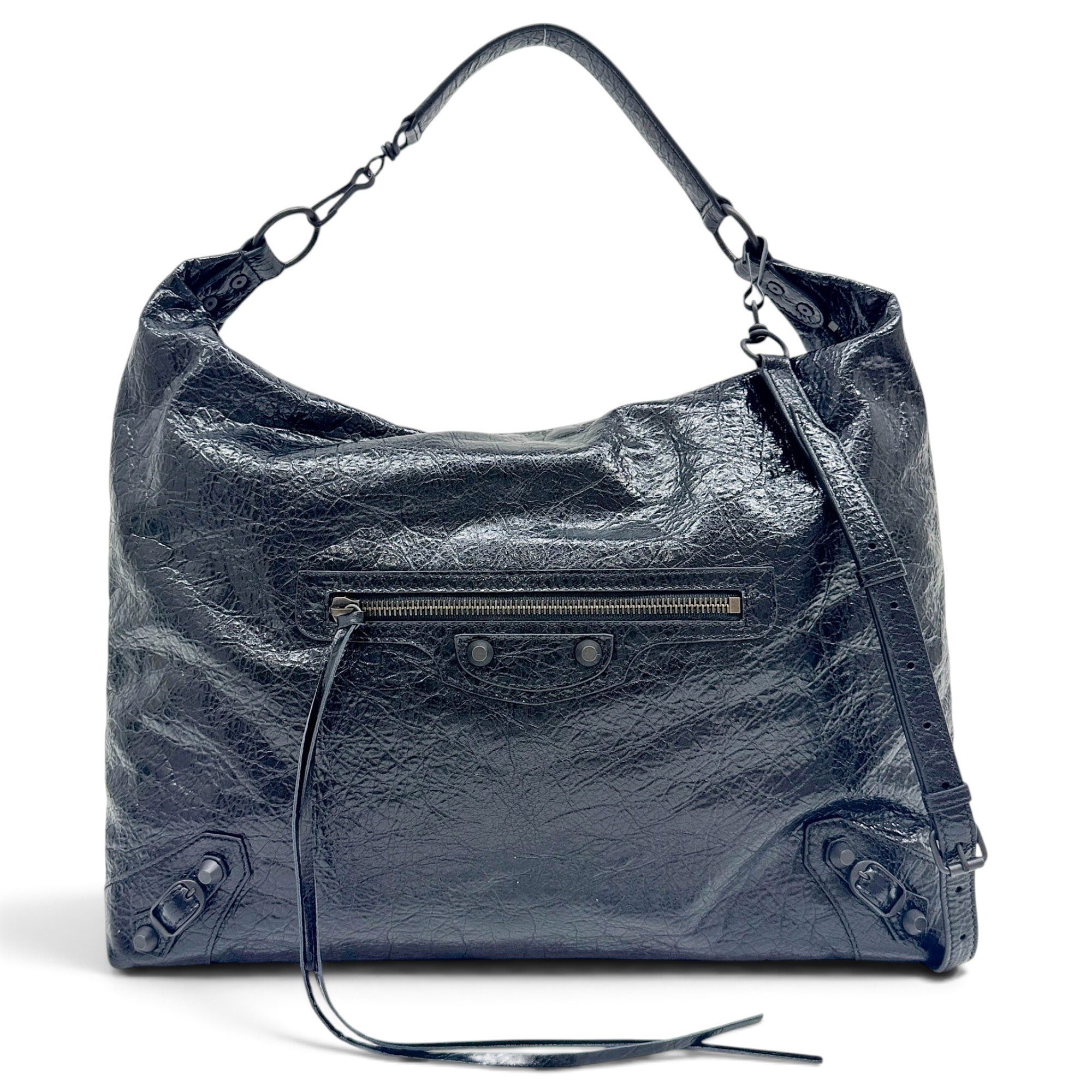 Leather handbag