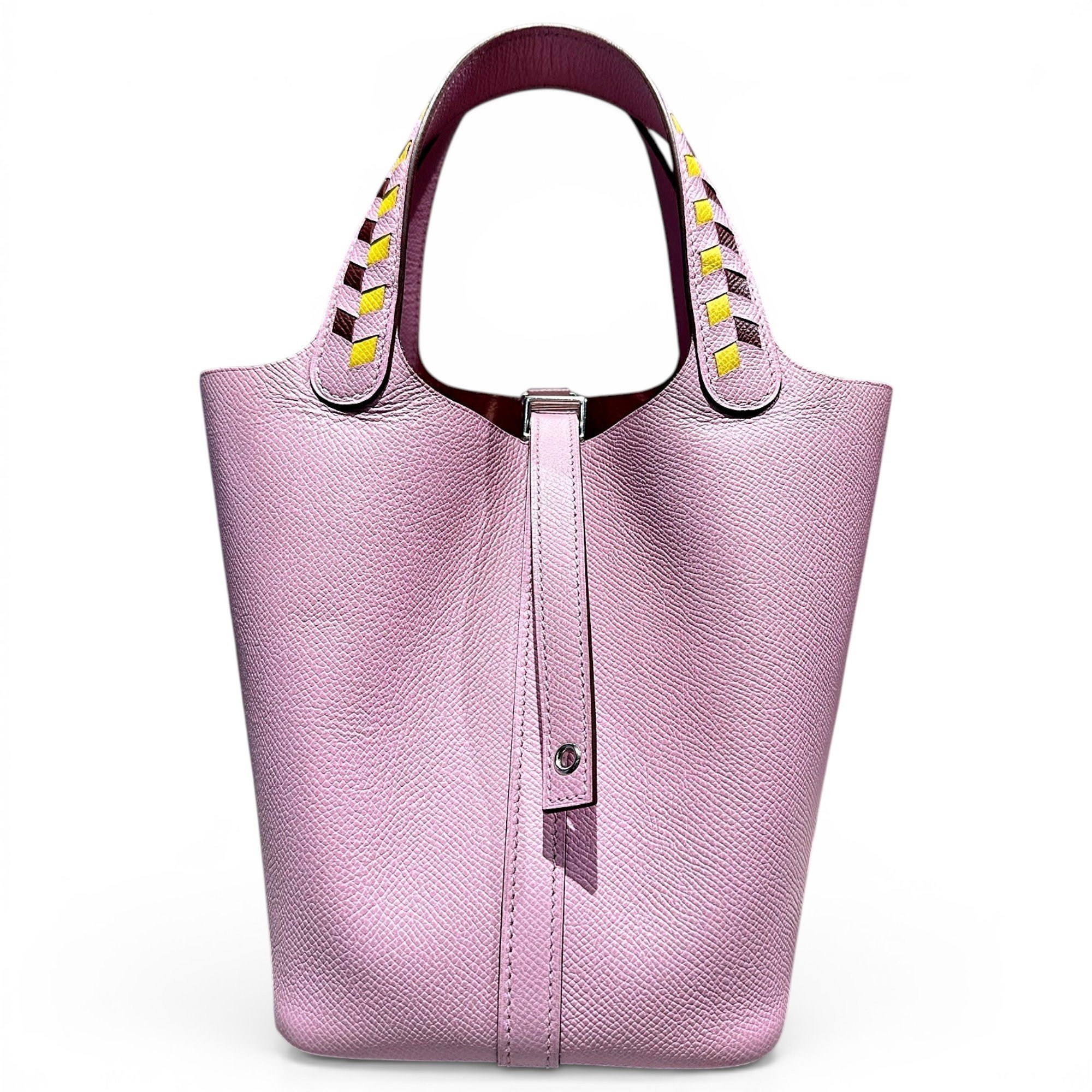 Picotin leather handbag
