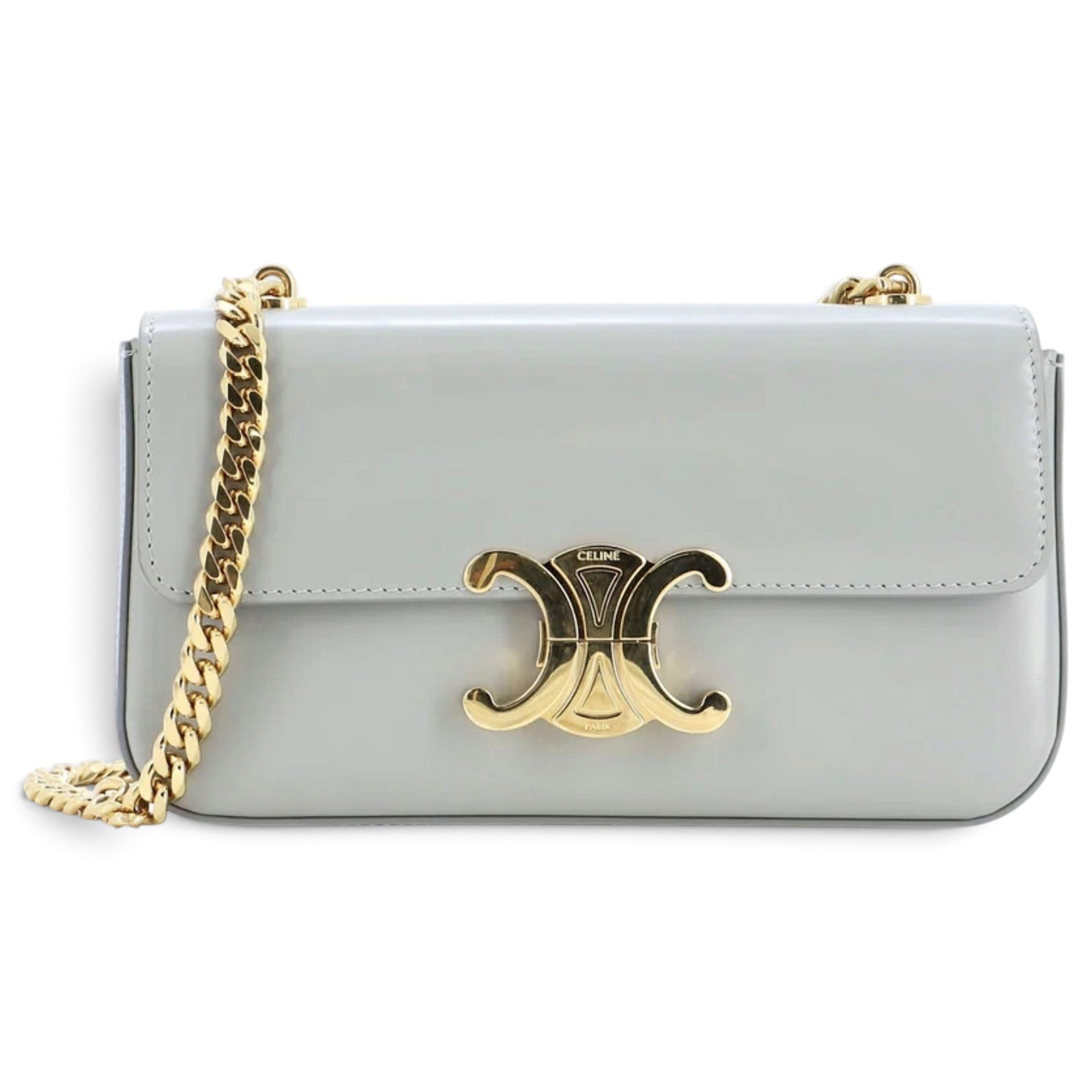 Triomphe Long leather handbag