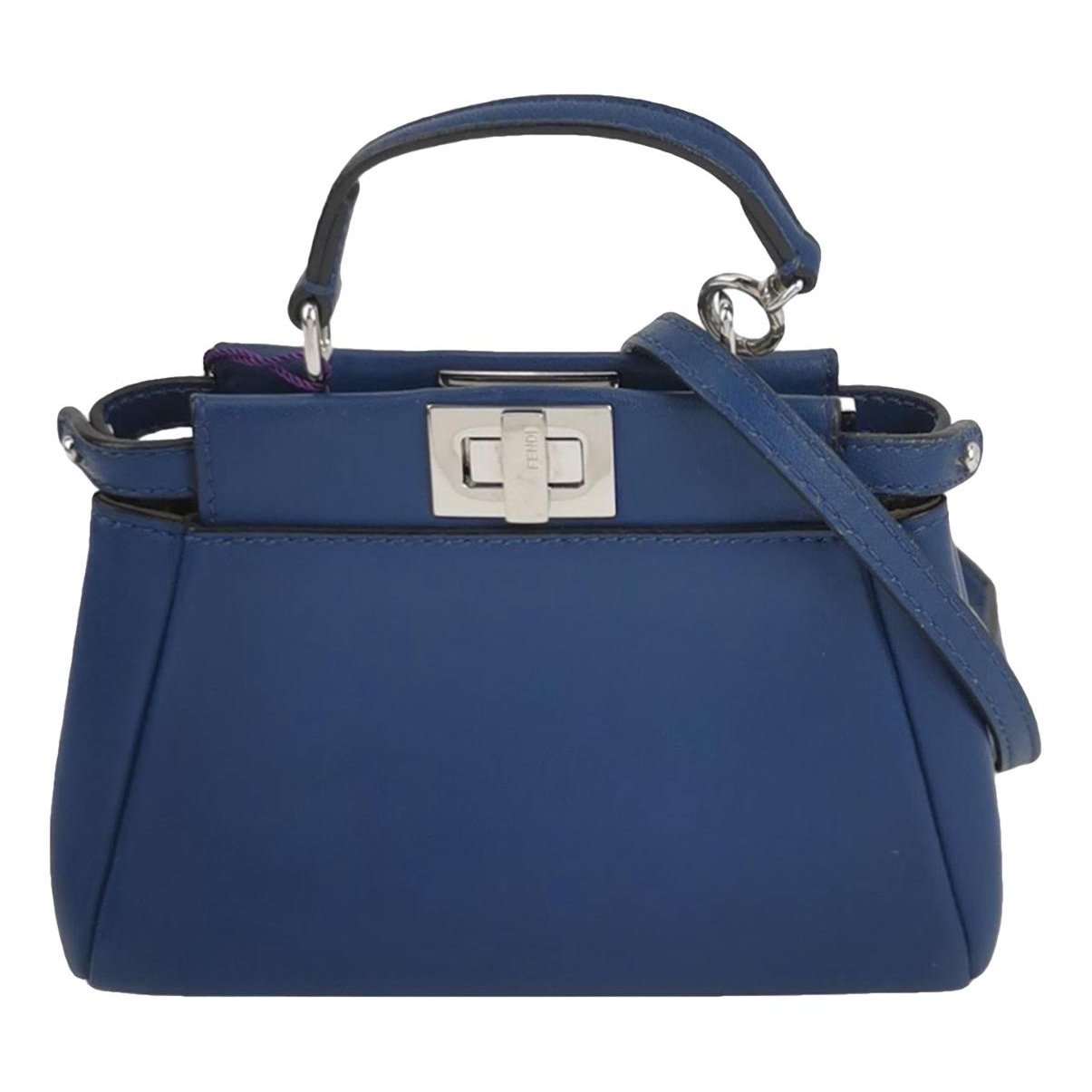 Peekaboo leather handbag