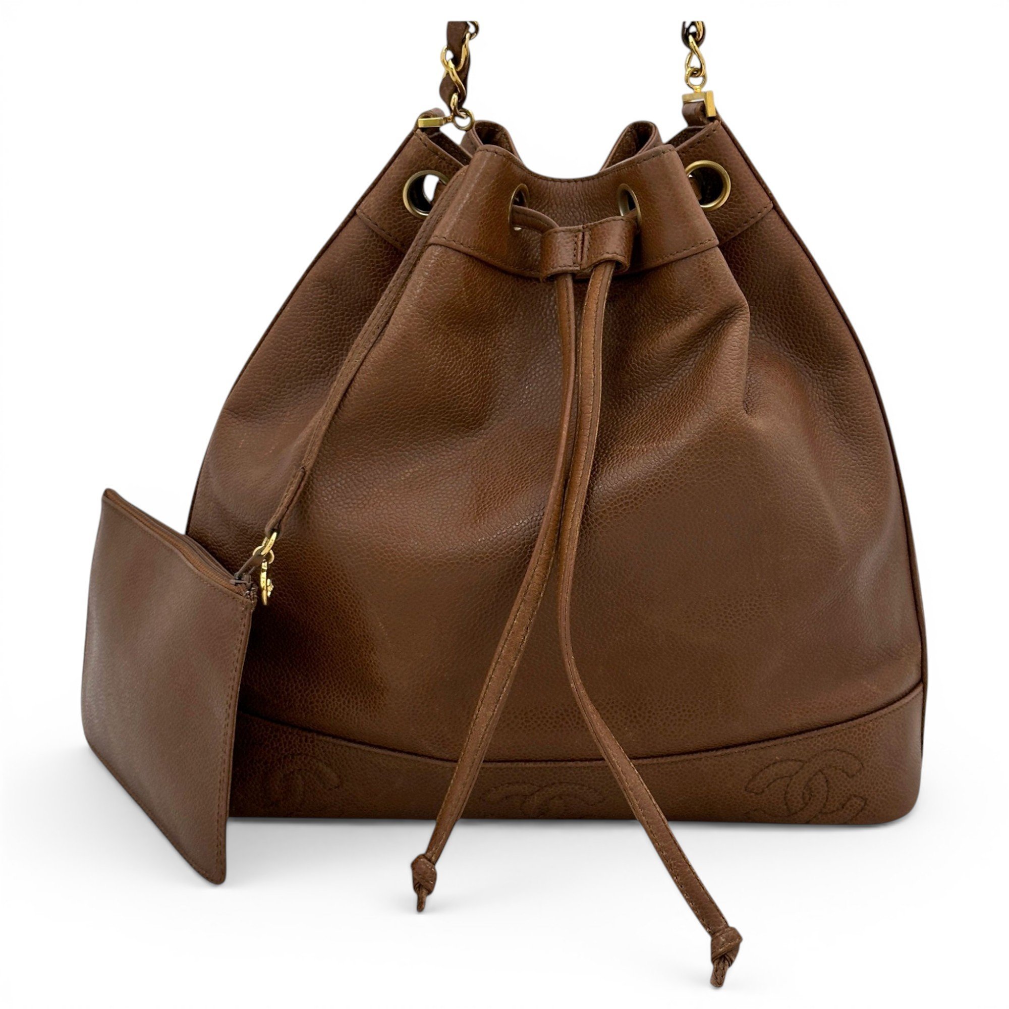 Leather handbag