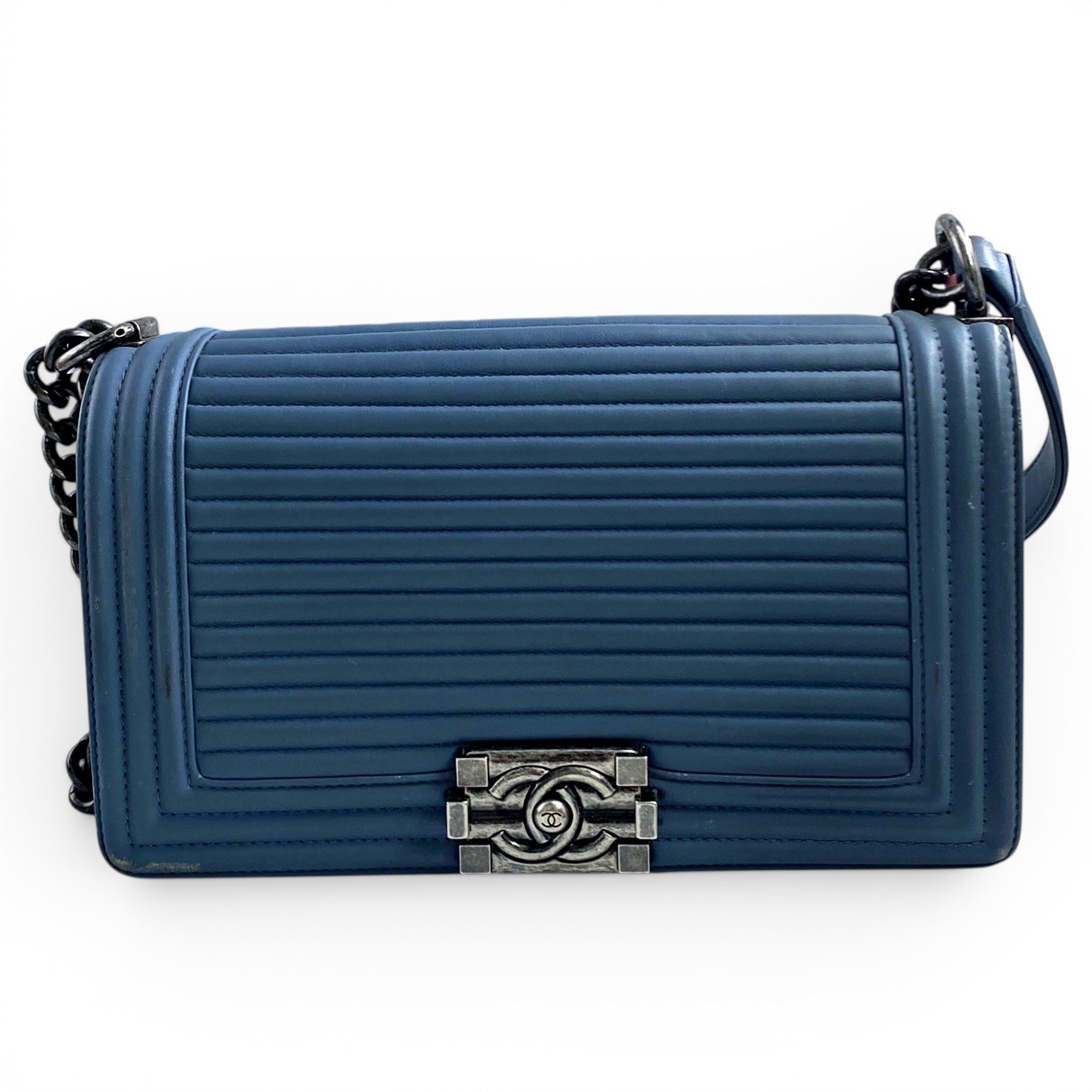 Boy leather crossbody bag