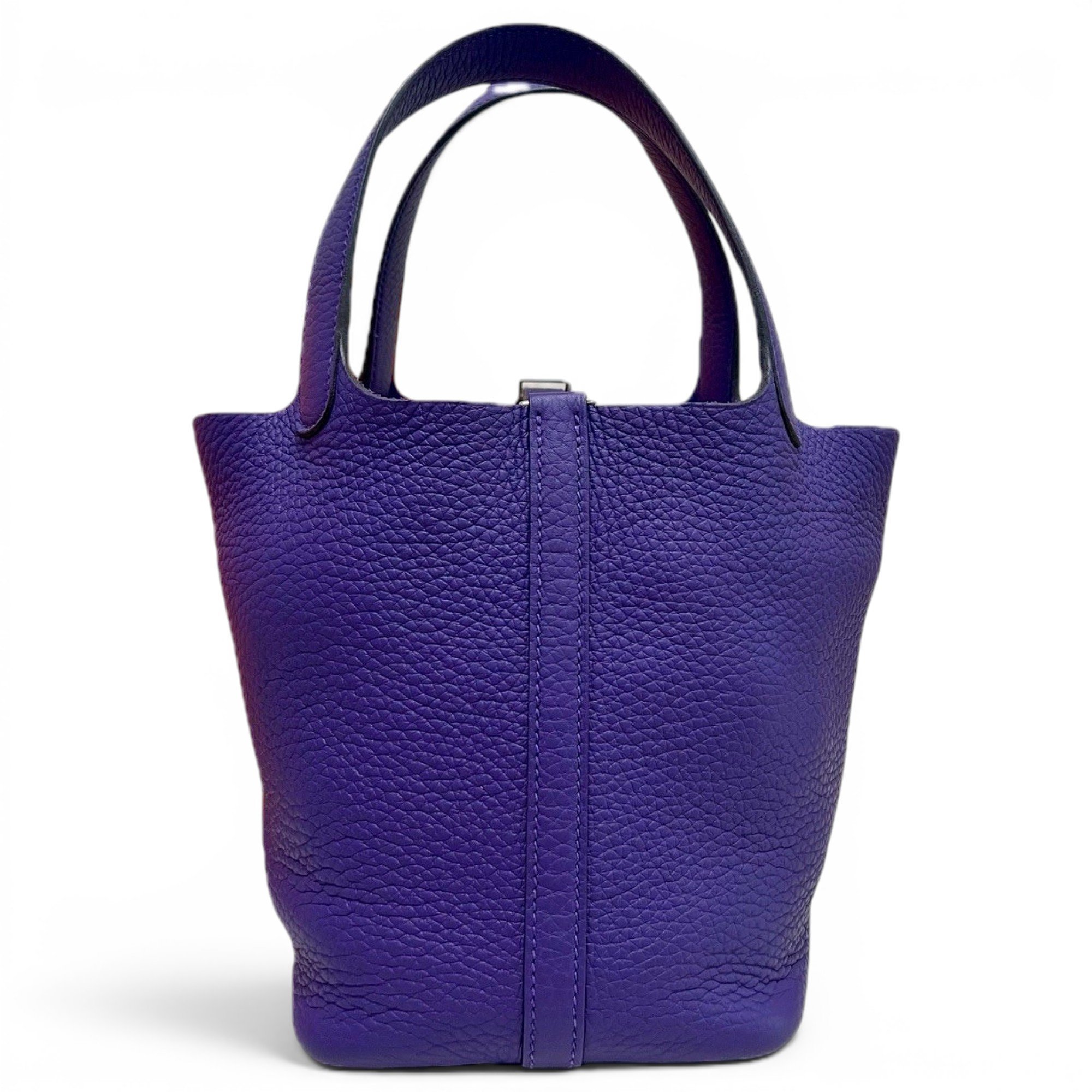 Picotin leather handbag