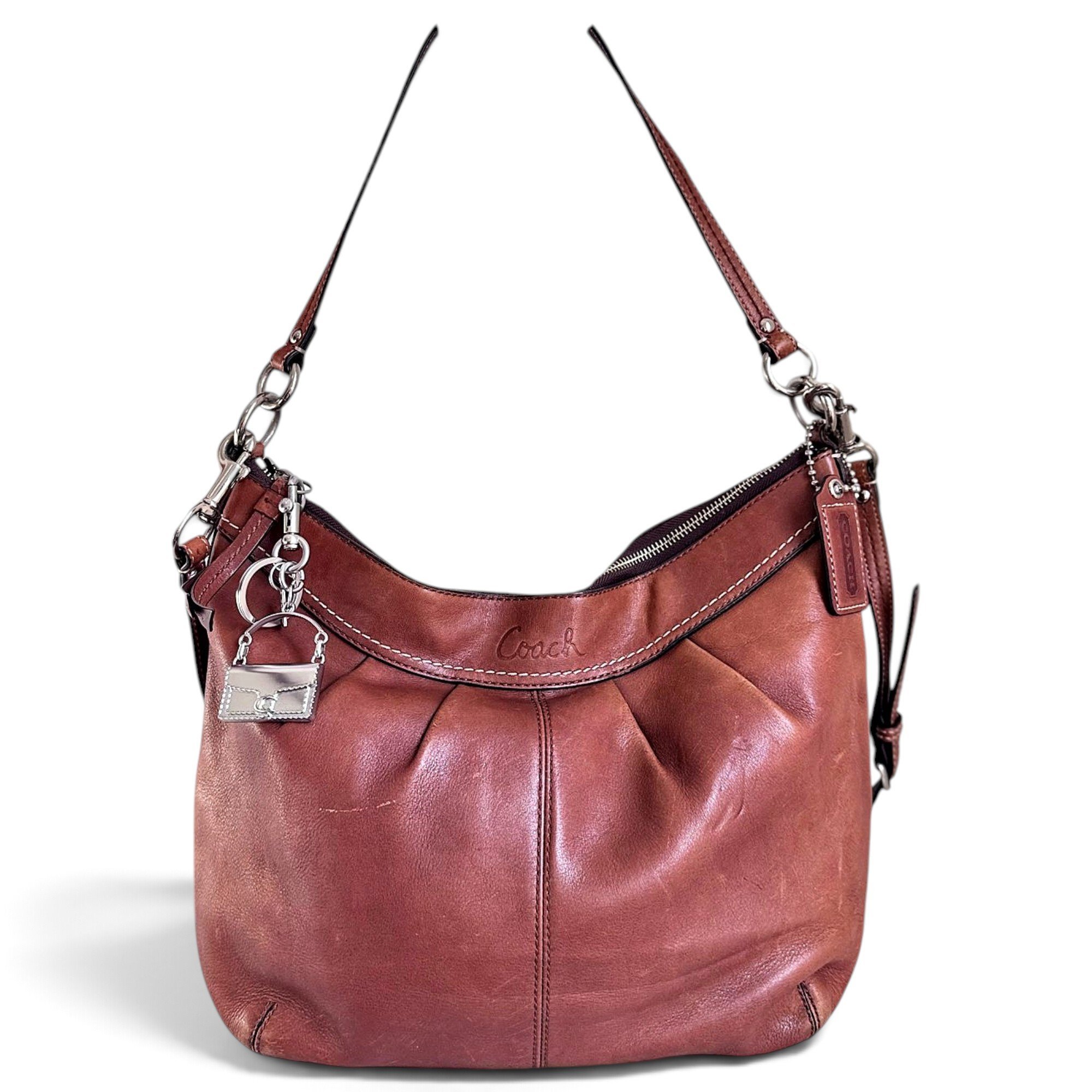 Signature Sufflette leather handbag