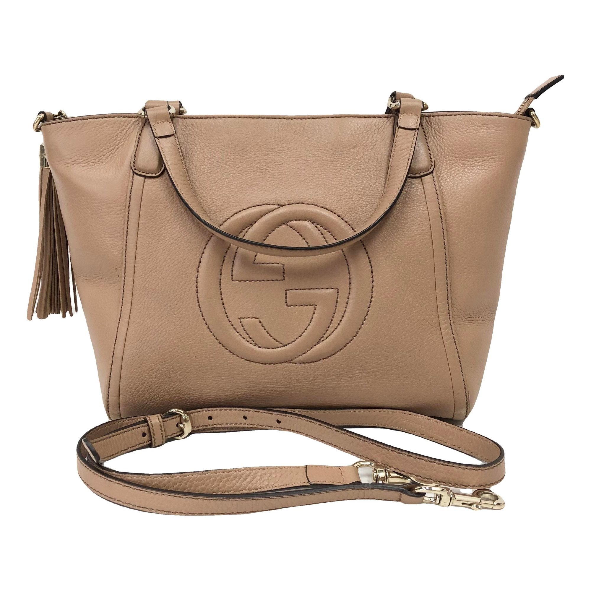 Soho Top Handle leather handbag