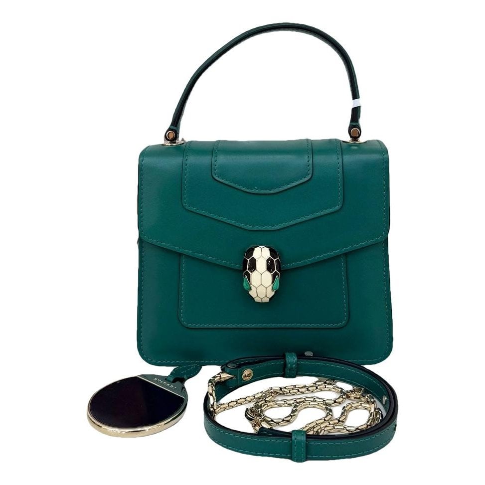 Serpenti leather handbag