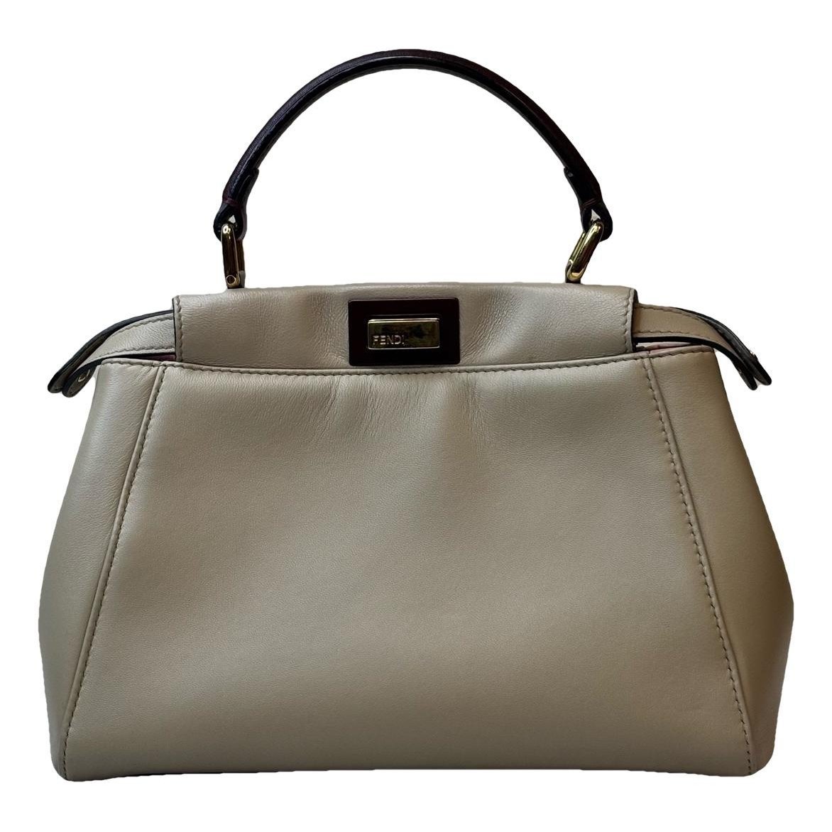 Peekaboo leather handbag