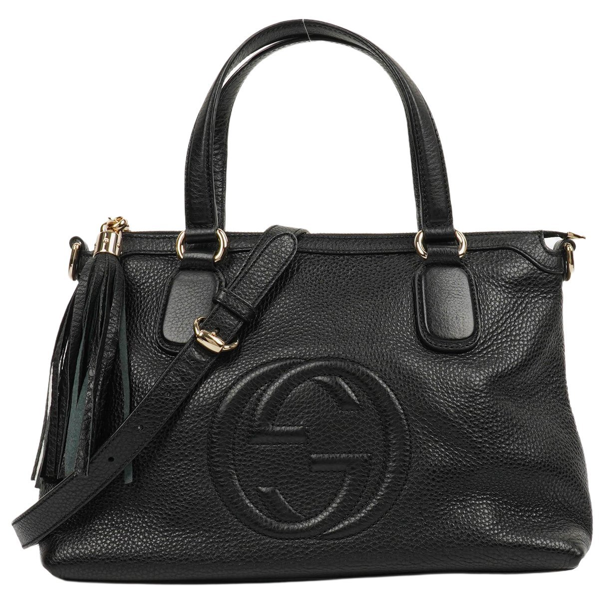 Soho Top Handle leather handbag