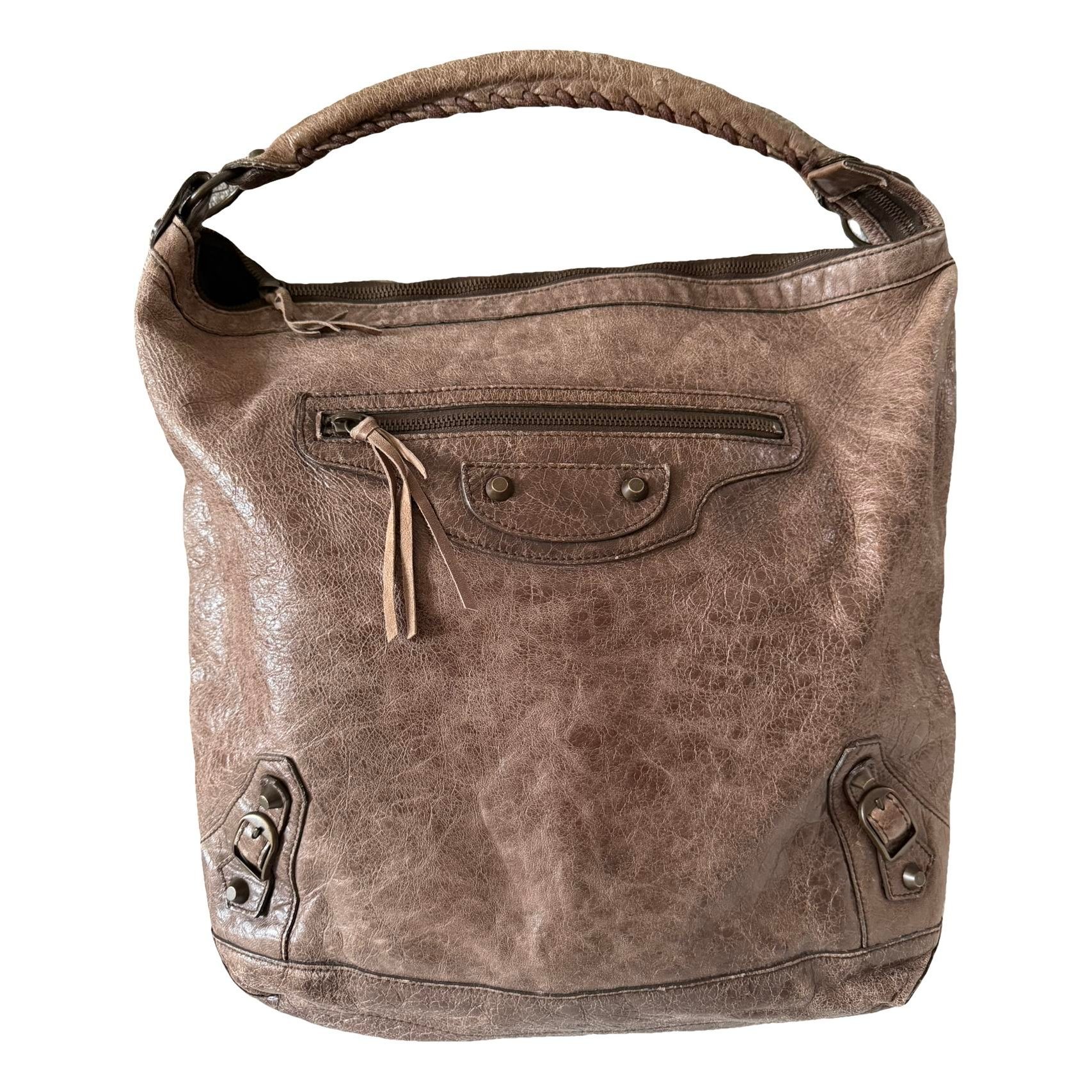 Day leather handbag