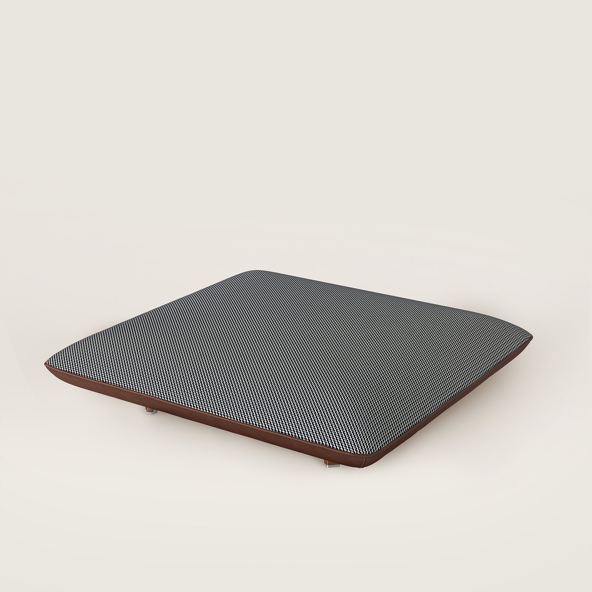 Les Necessaires d'Hermès "carre d'assise" low stool, low model