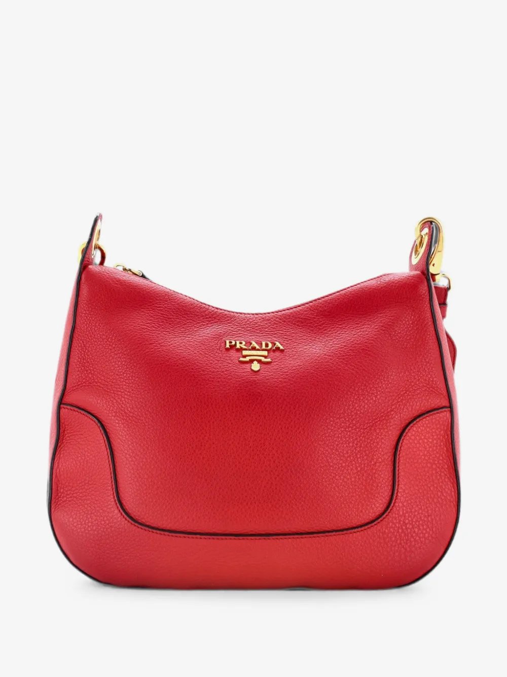 Striped Strap Zip Hobo Vitello Daino Medium crossbody bag