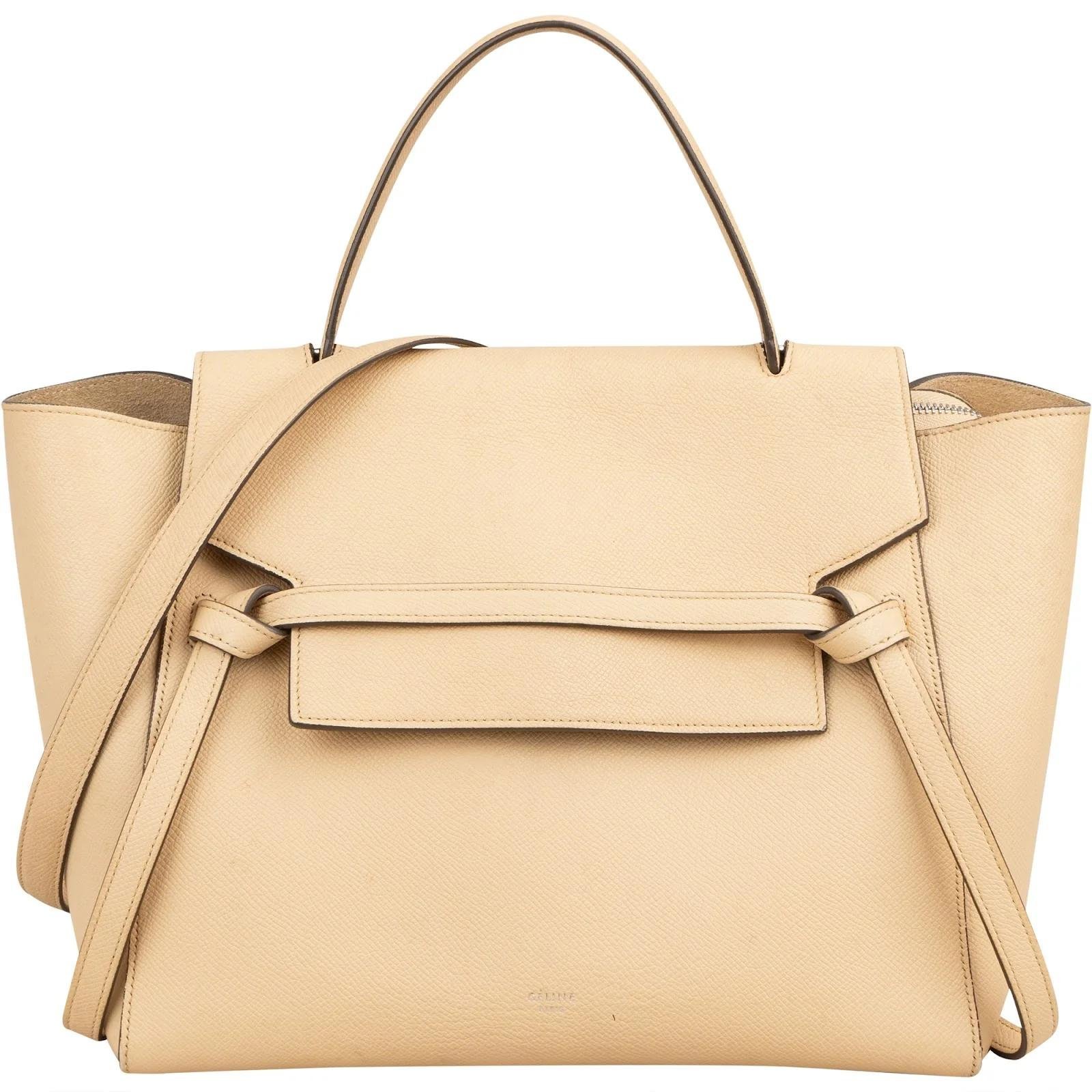 Belt leather handbag