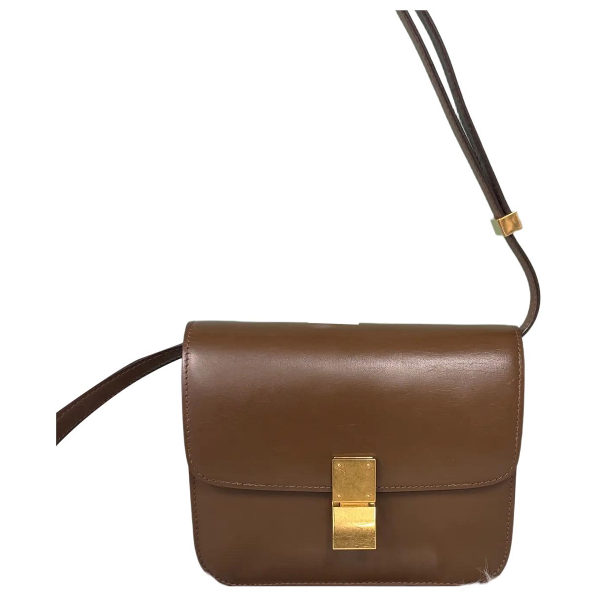 Classic leather crossbody bag
