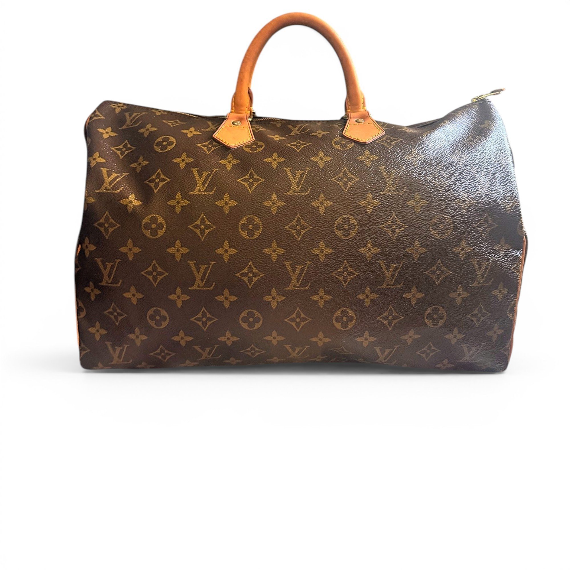 Speedy leather handbag