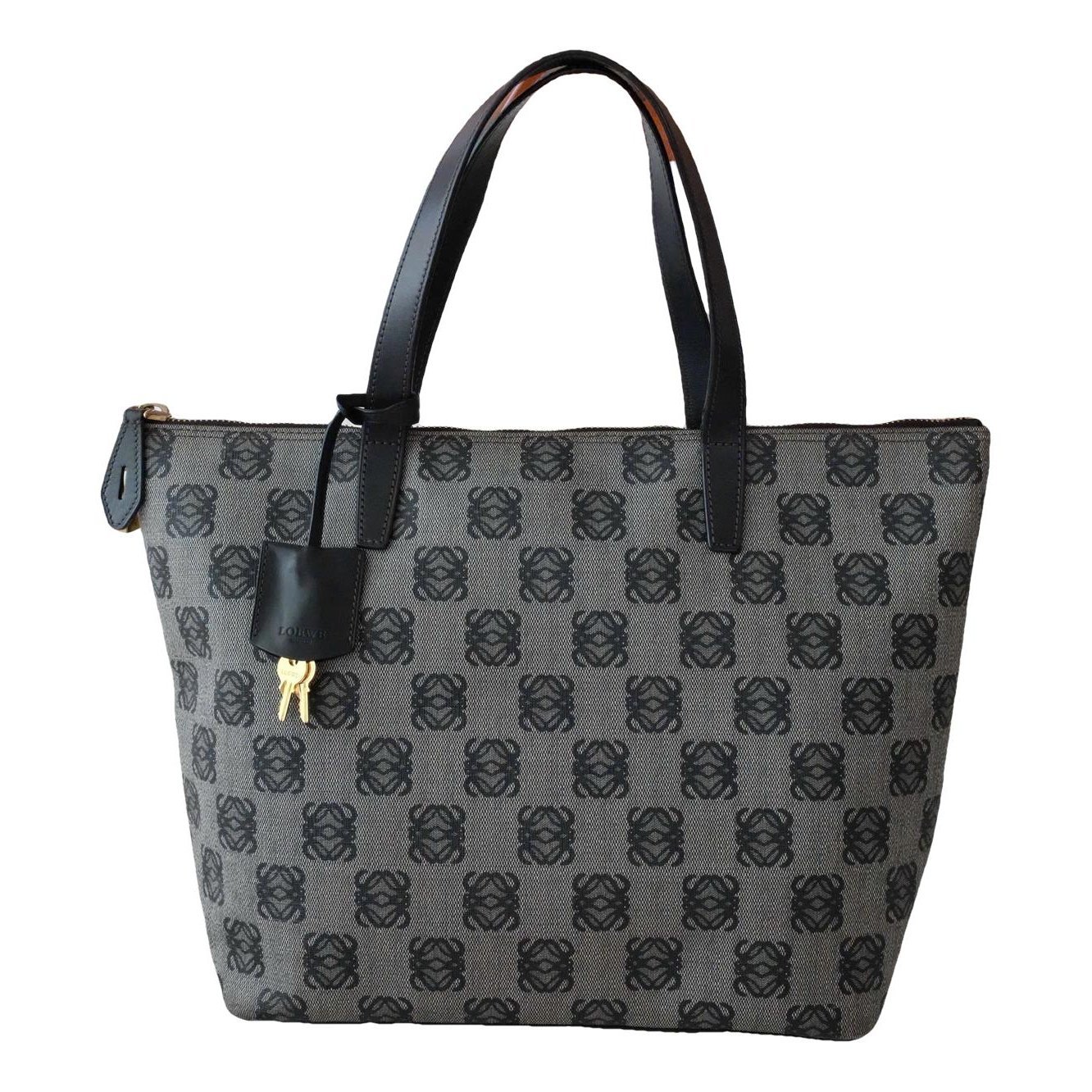 Anagram leather handbag