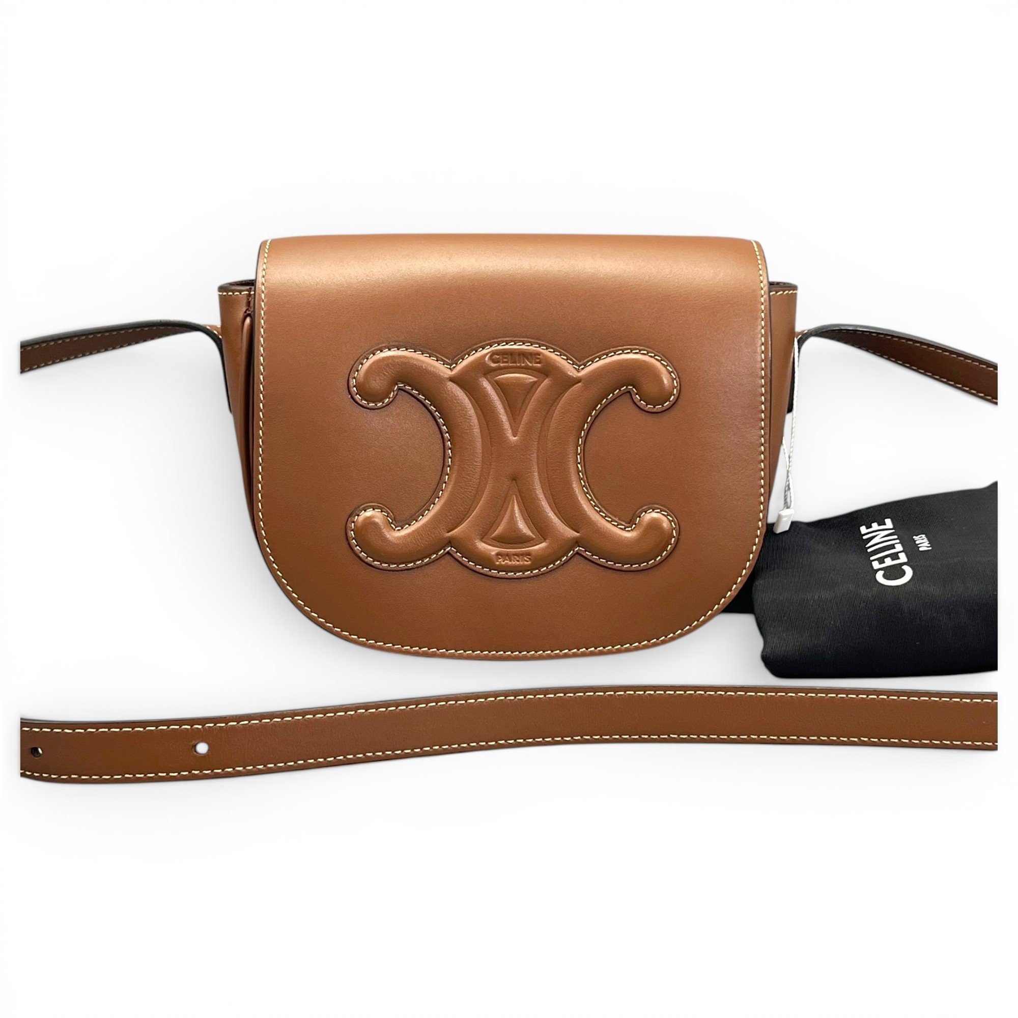 Leather crossbody bag