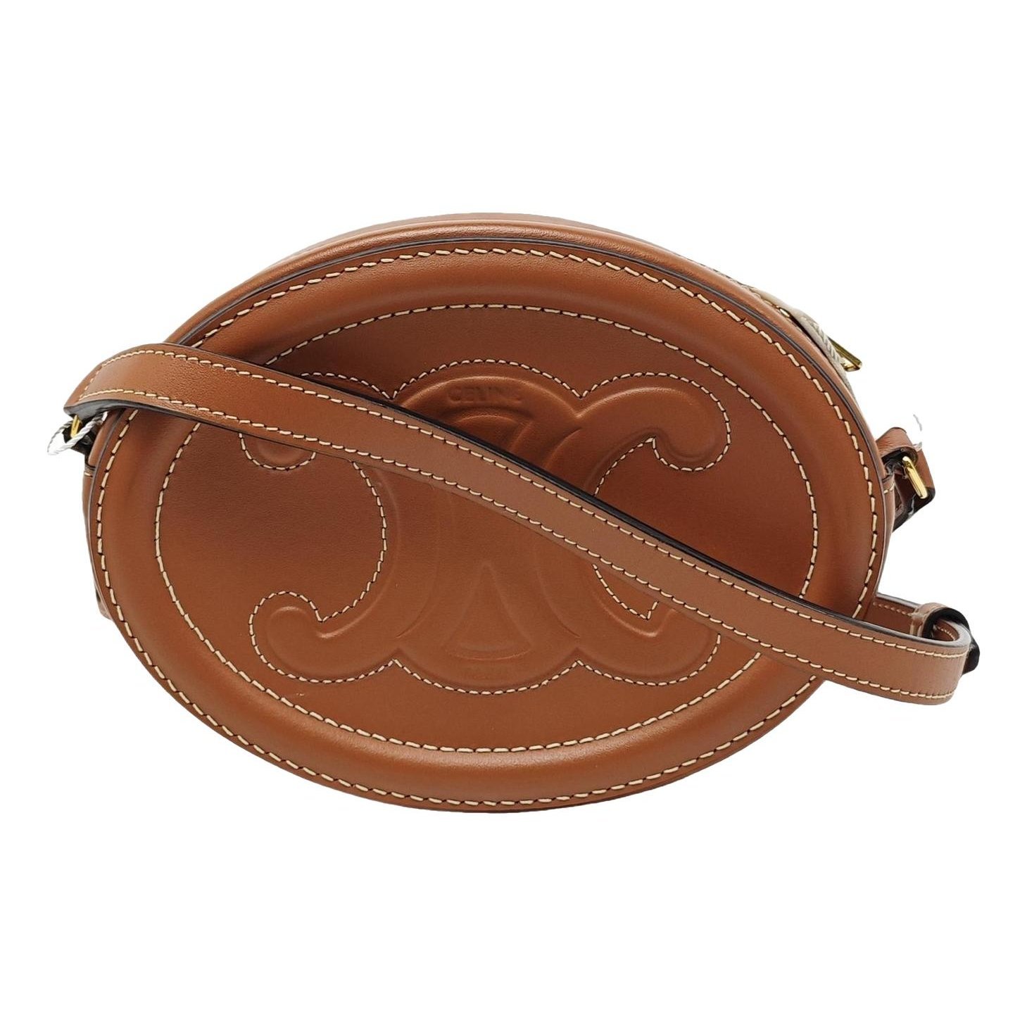Triomphe leather handbag