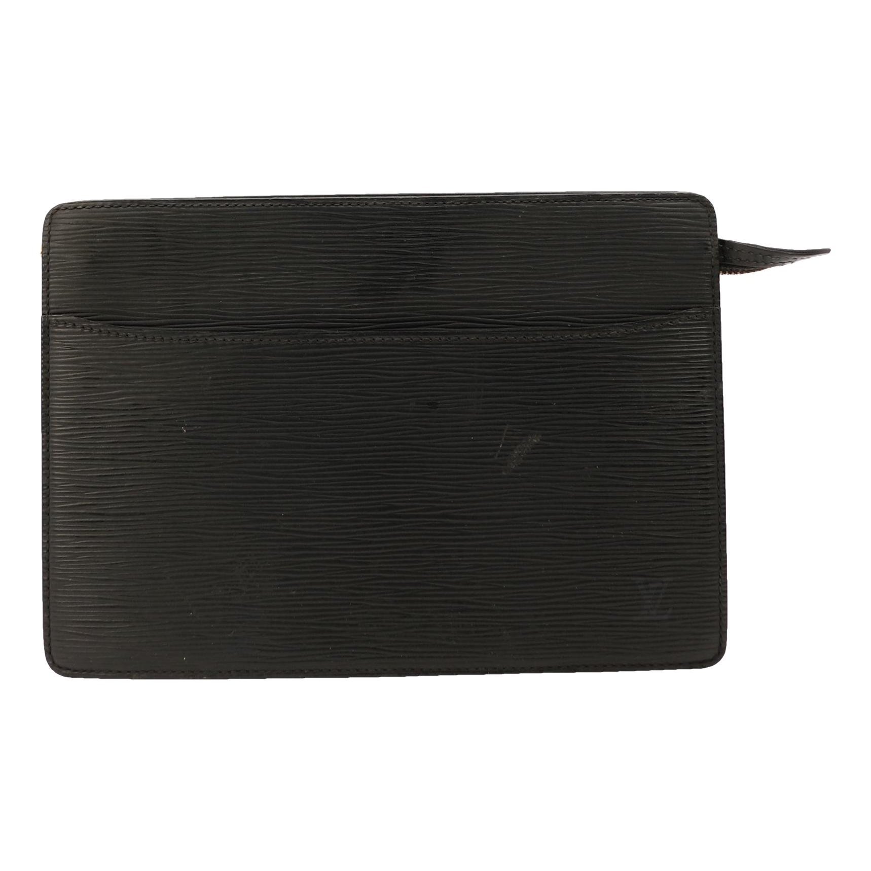 Pochette Trunk leather clutch bag