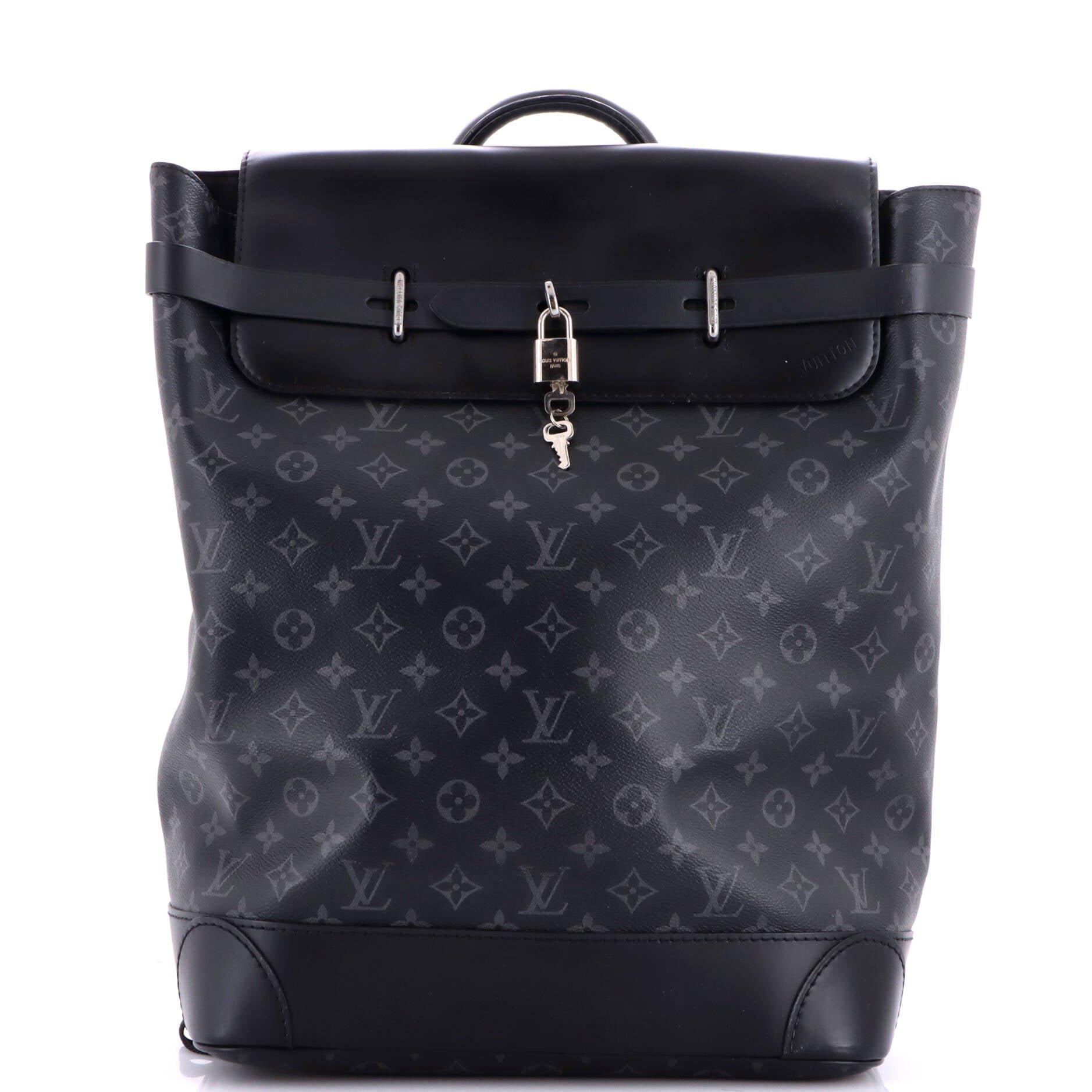 Steamer Backpack Monogram Eclipse Canvas
