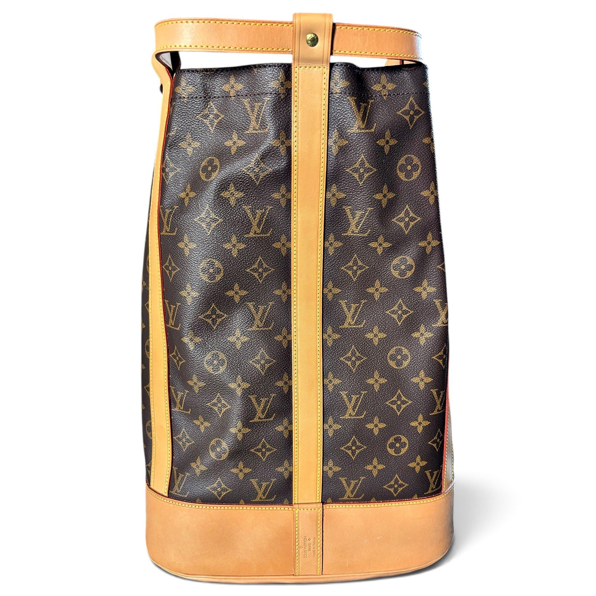 Randonnée leather backpack