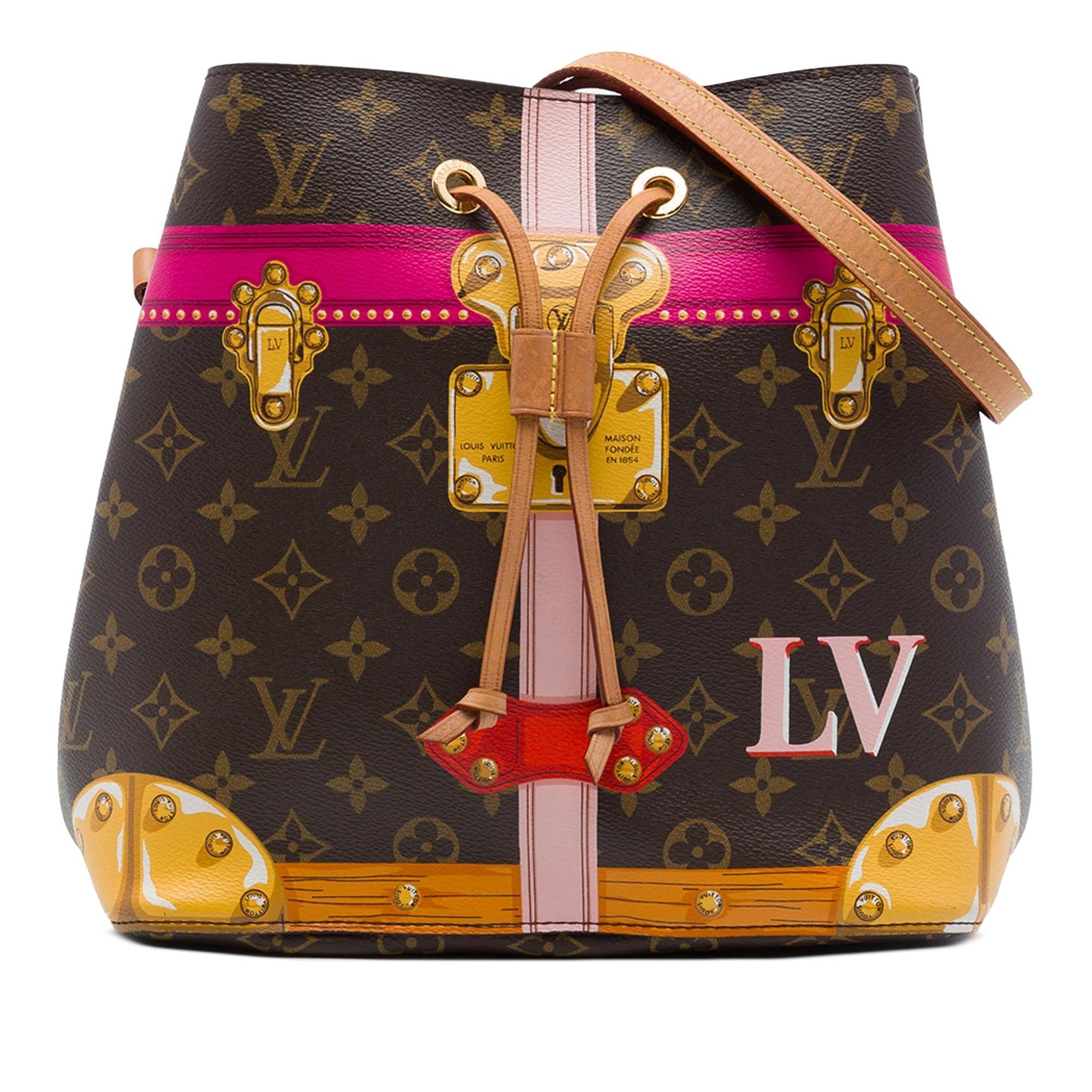 Bucket leather bag