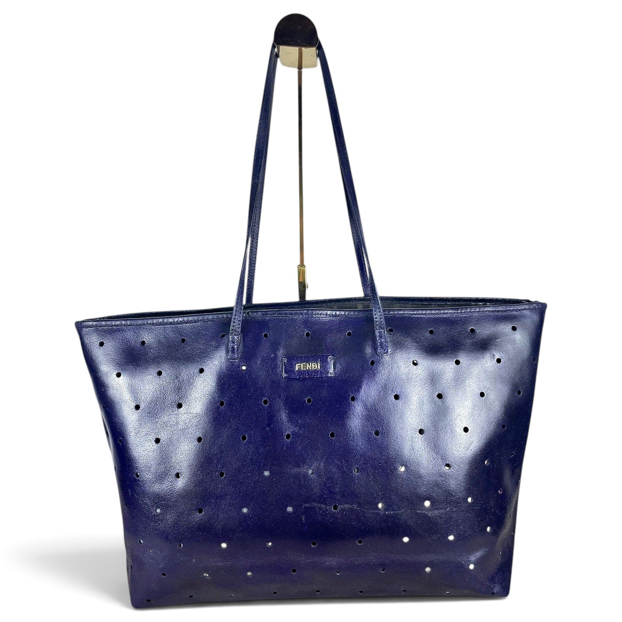 Leather tote