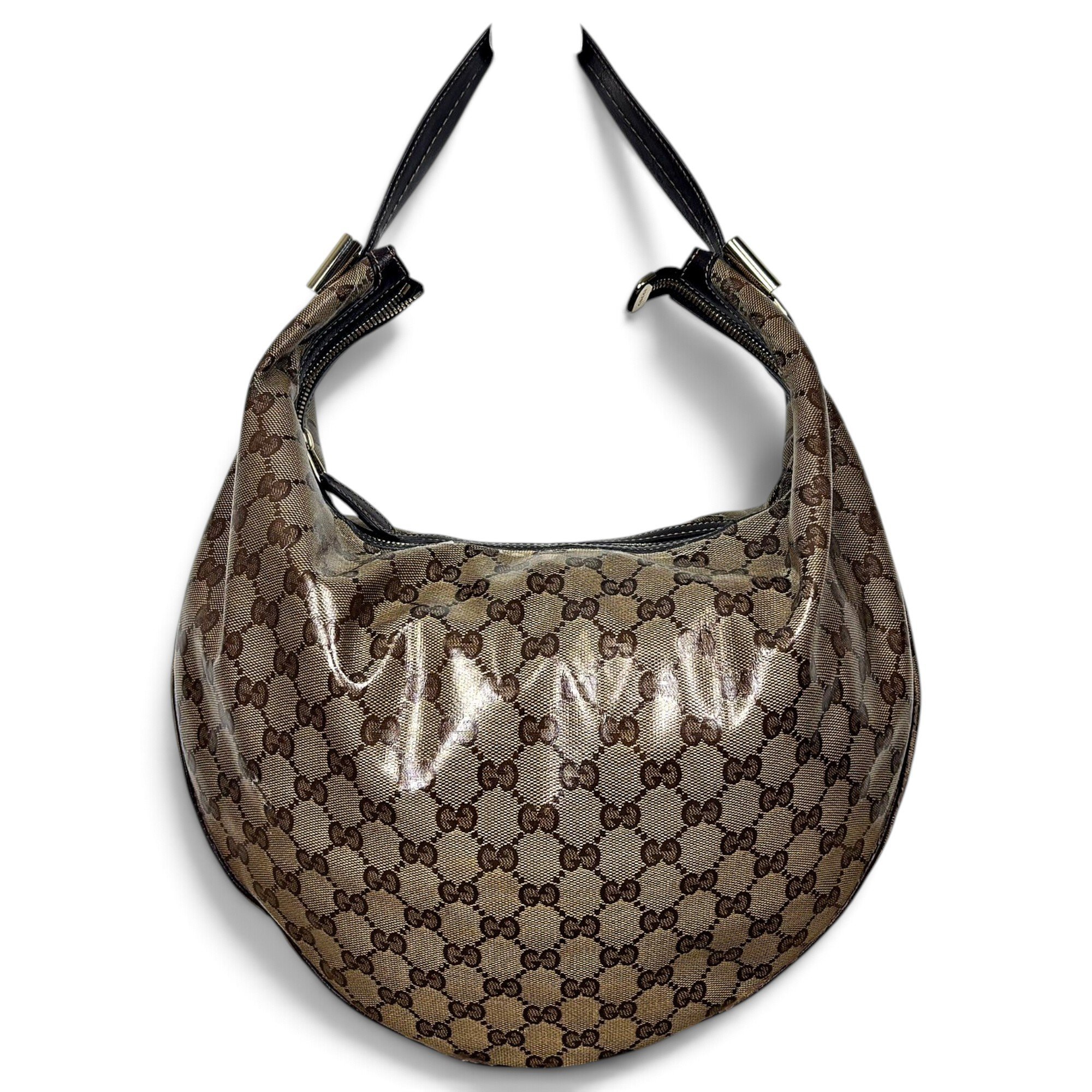 Hobo leather handbag