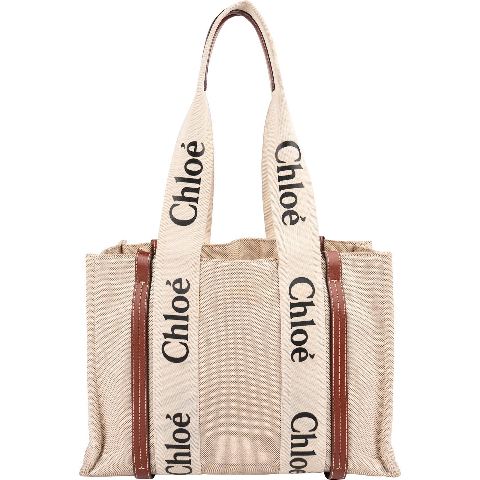 Woody leather handbag