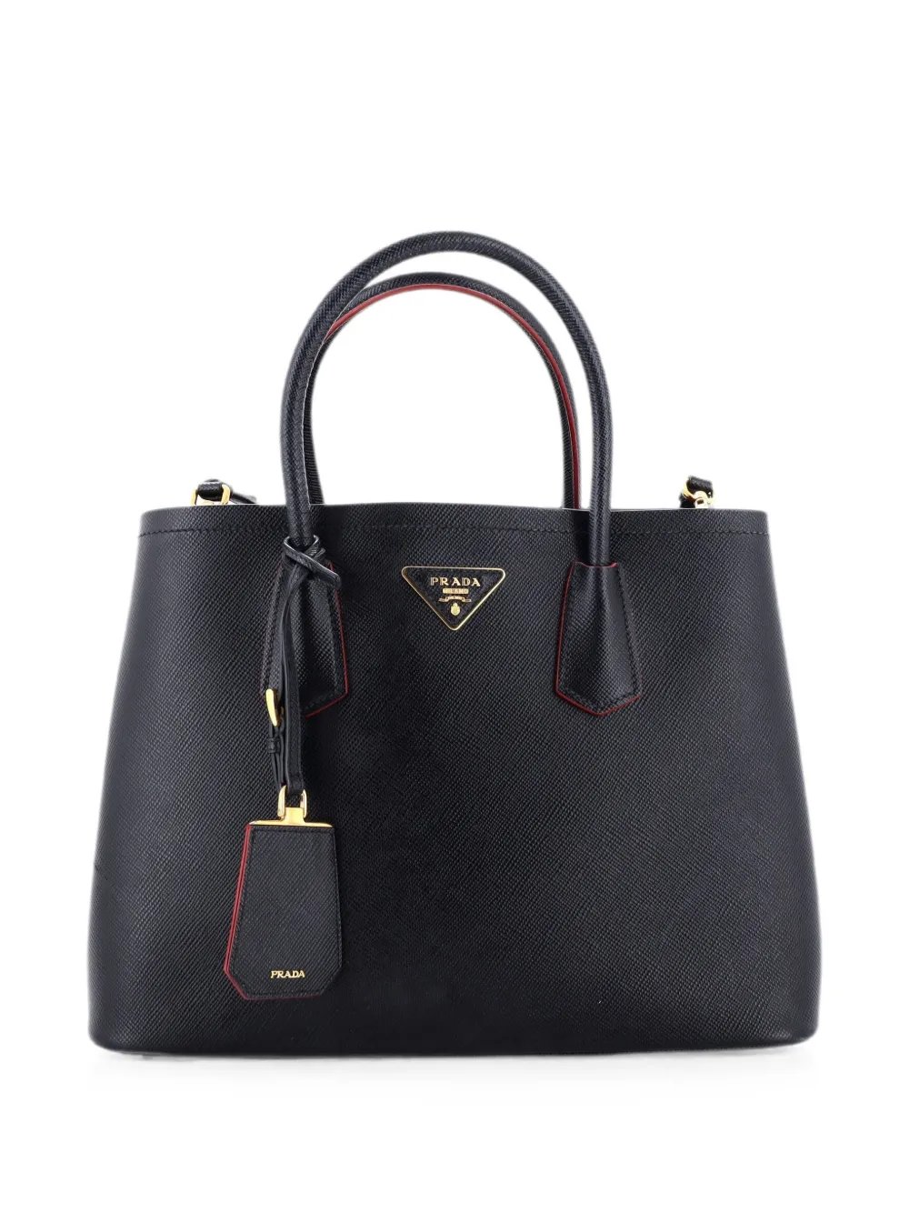 Cuir Double Saffiano Leather Medium tote bag