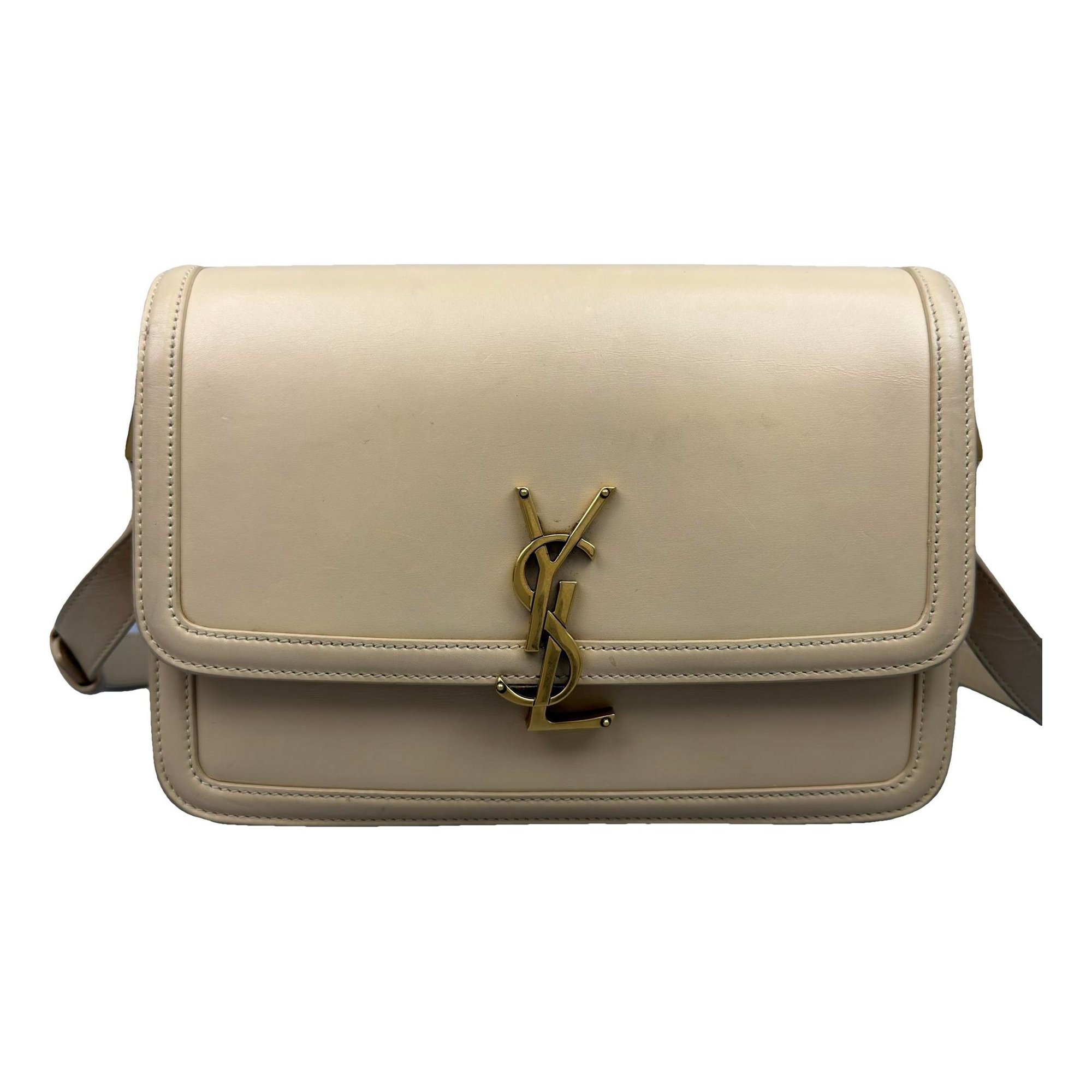 Solférino leather handbag
