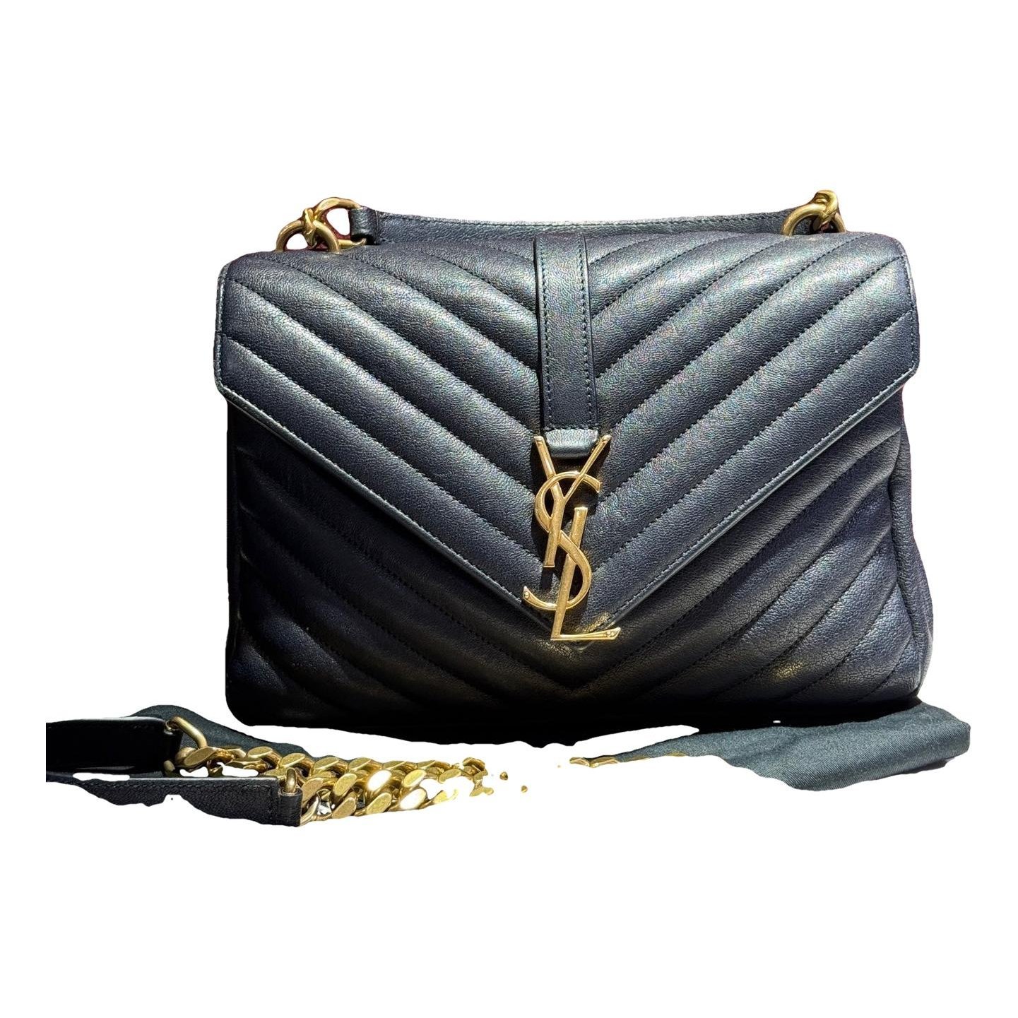 Collége monogramme leather handbag