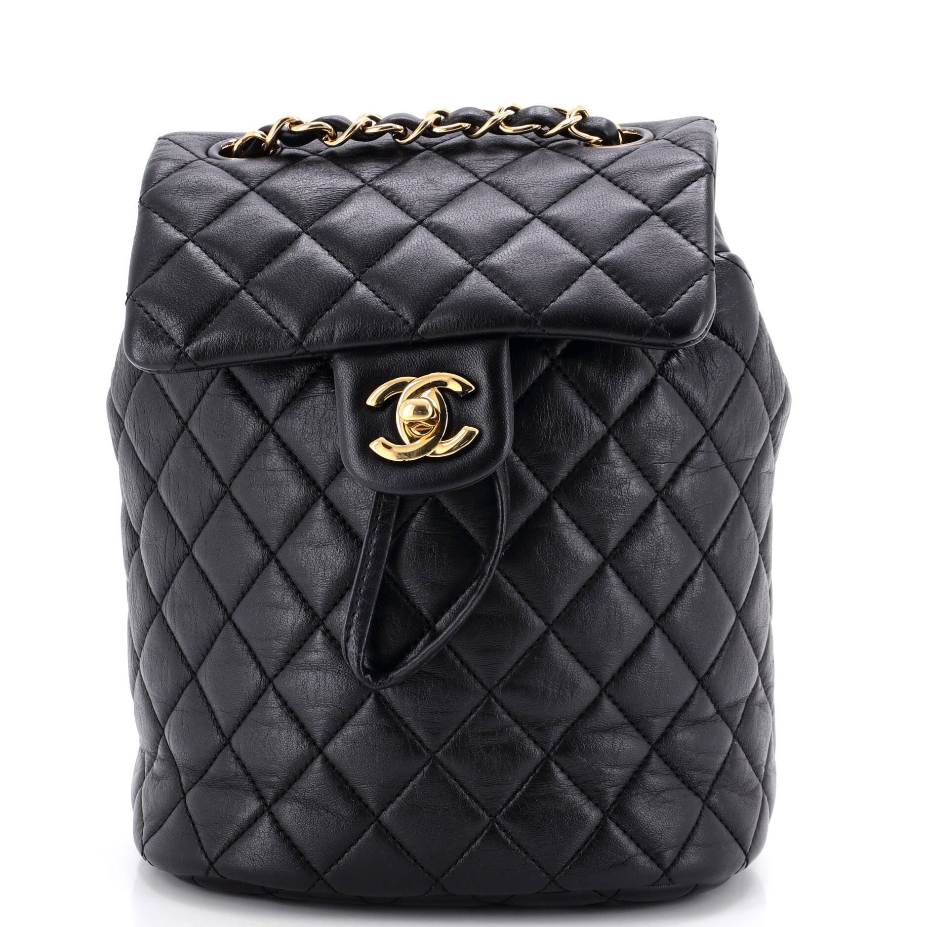 Leather backpack