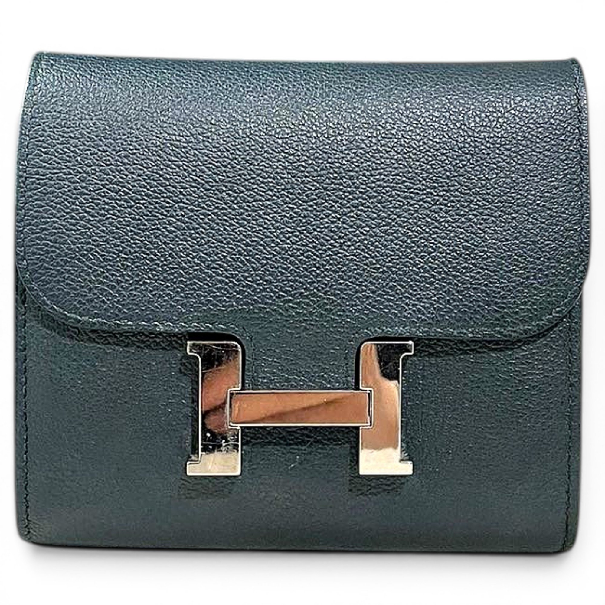 Constance leather clutch bag
