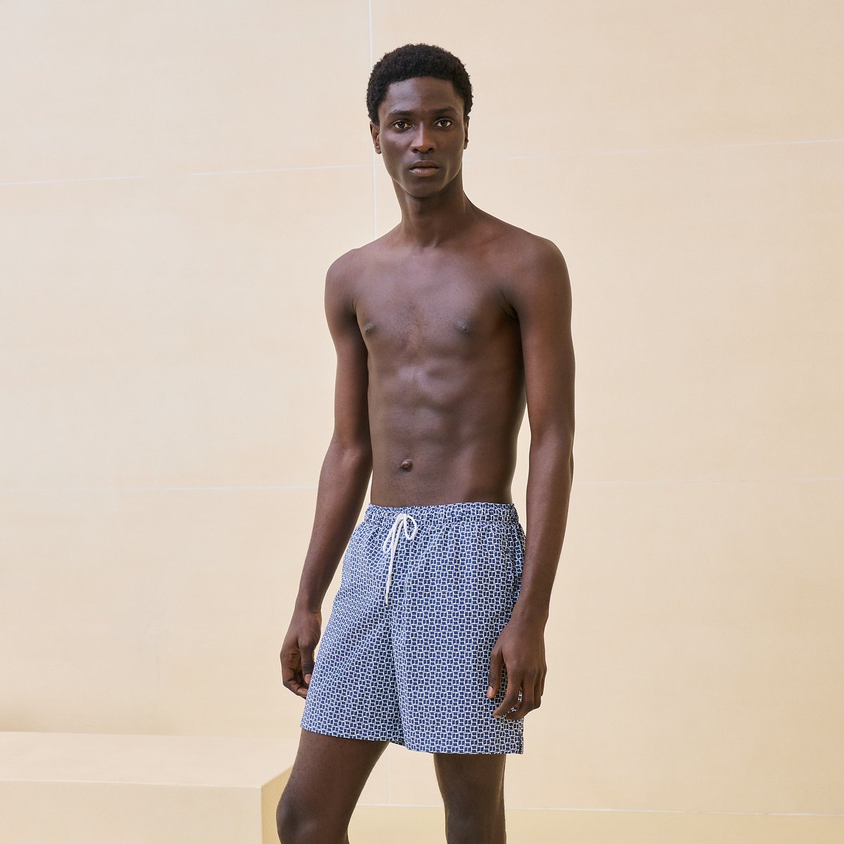 "Step" swim trunks