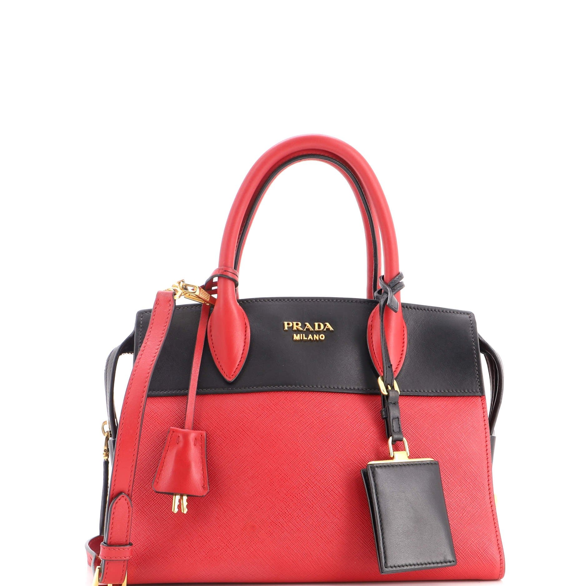 Esplanade Tote Saffiano with City Calf Small