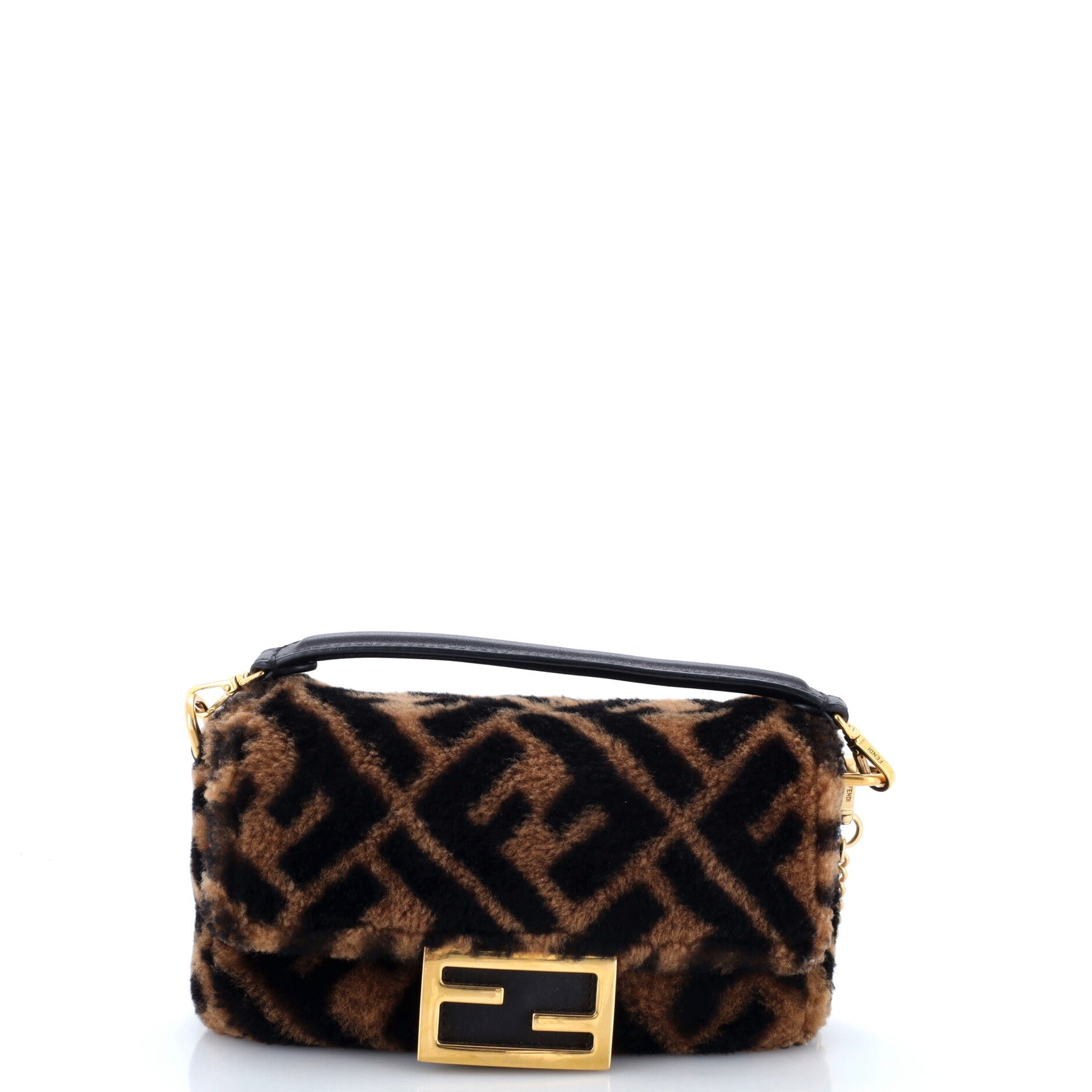 Baguette NM Bag Zucca Shearling Mini
