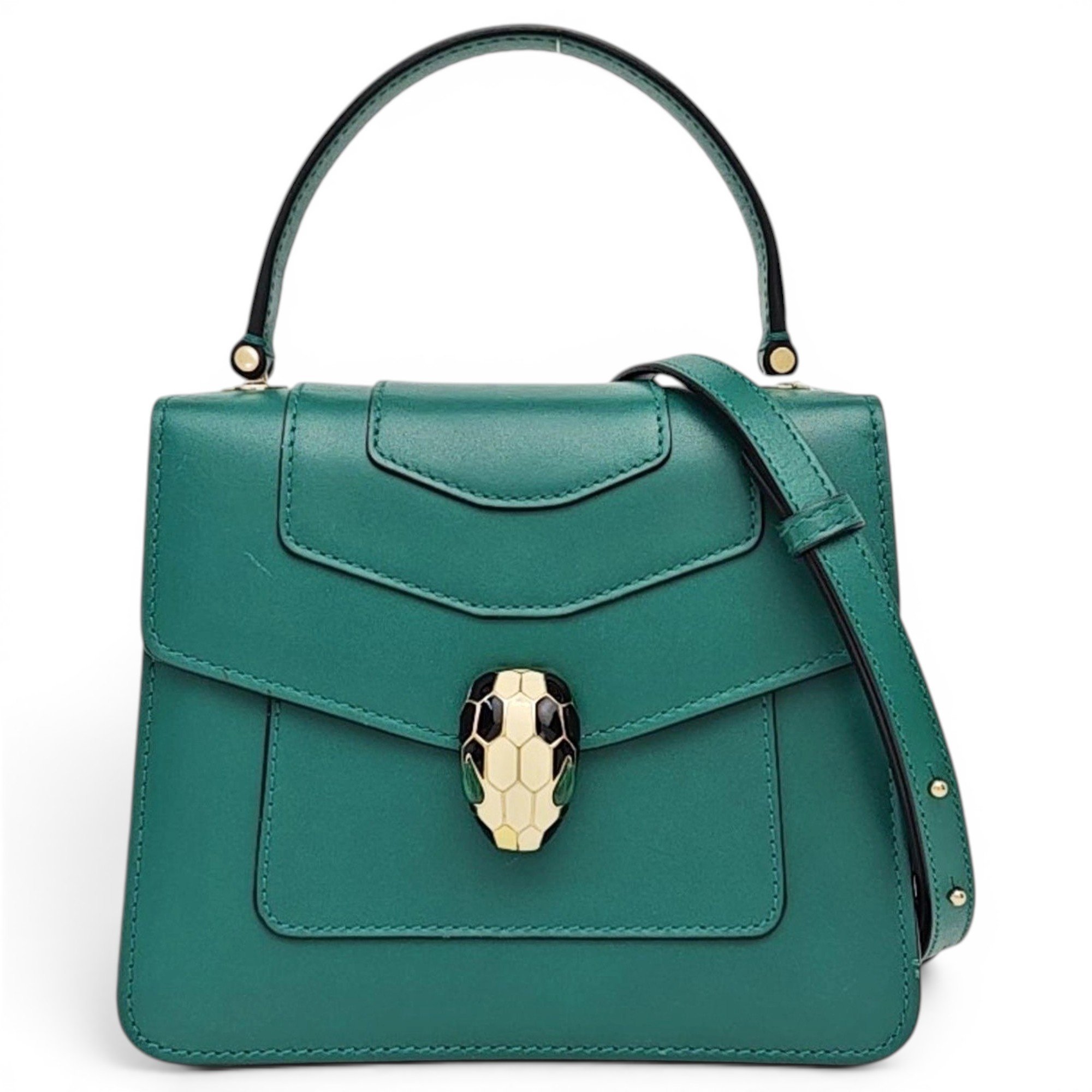Leather handbag