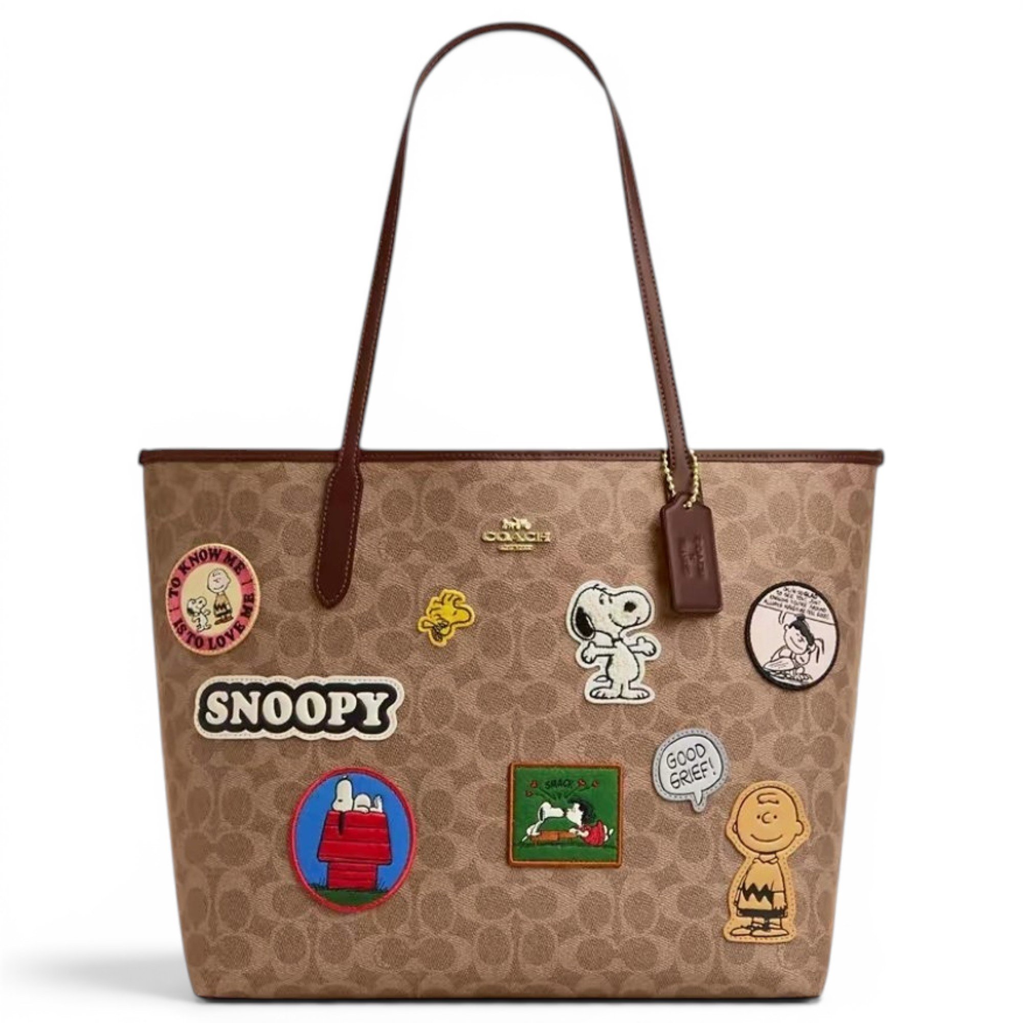 Leather tote