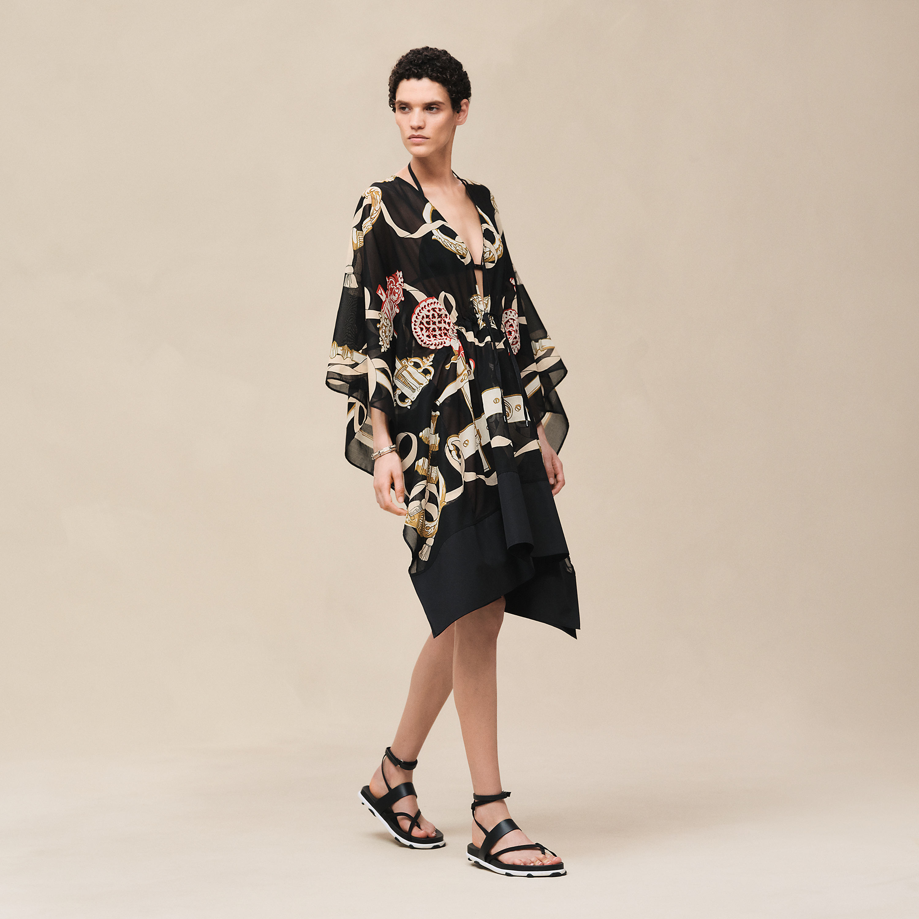 "Ferronnerie Remix" beach caftan