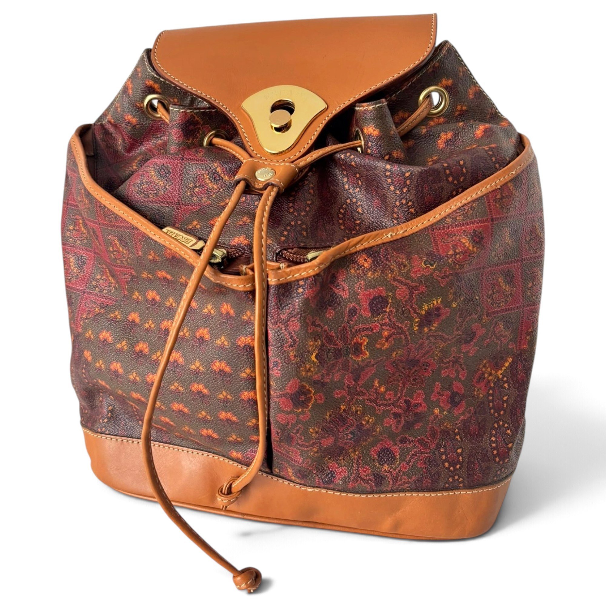 Leather backpack