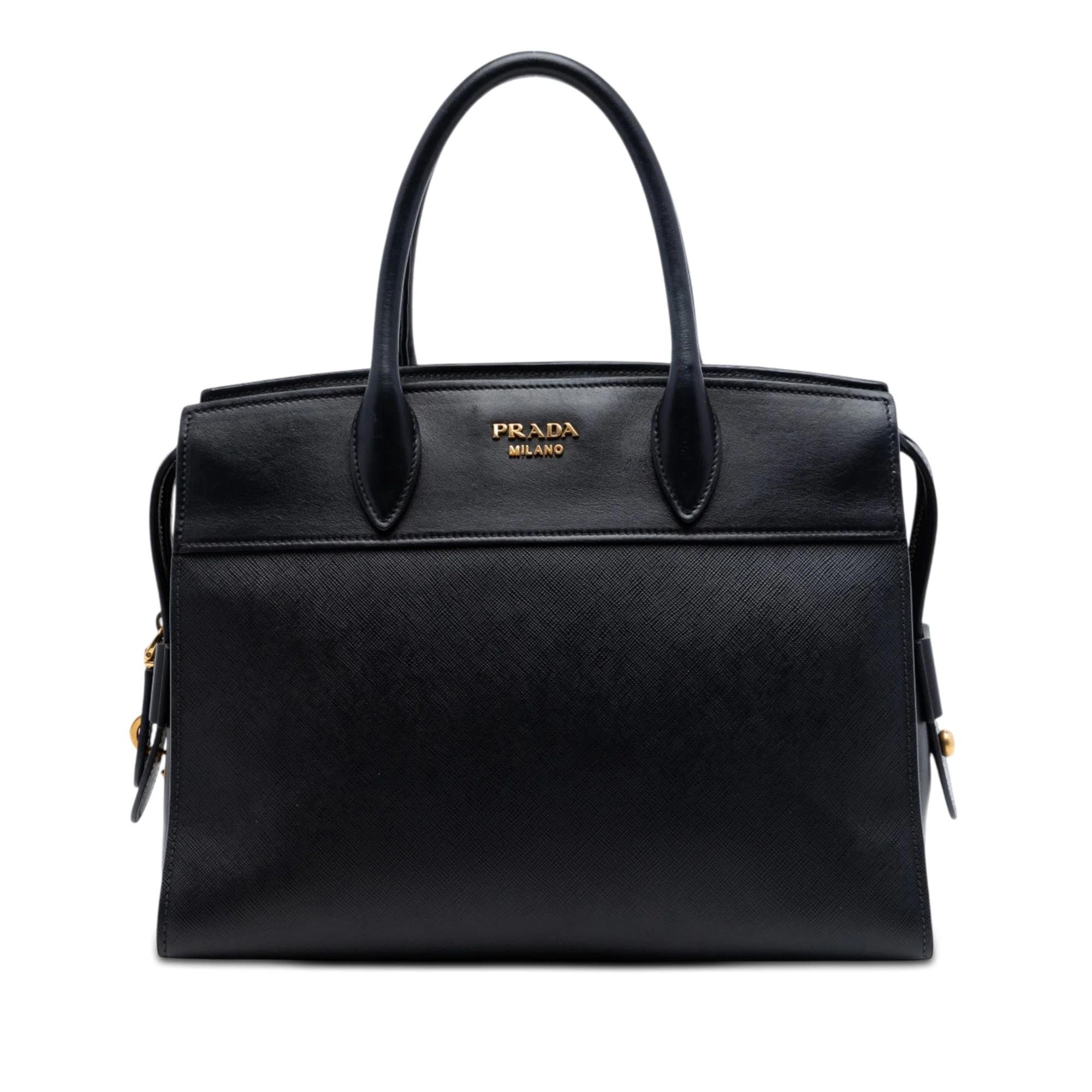 Esplanade leather satchel