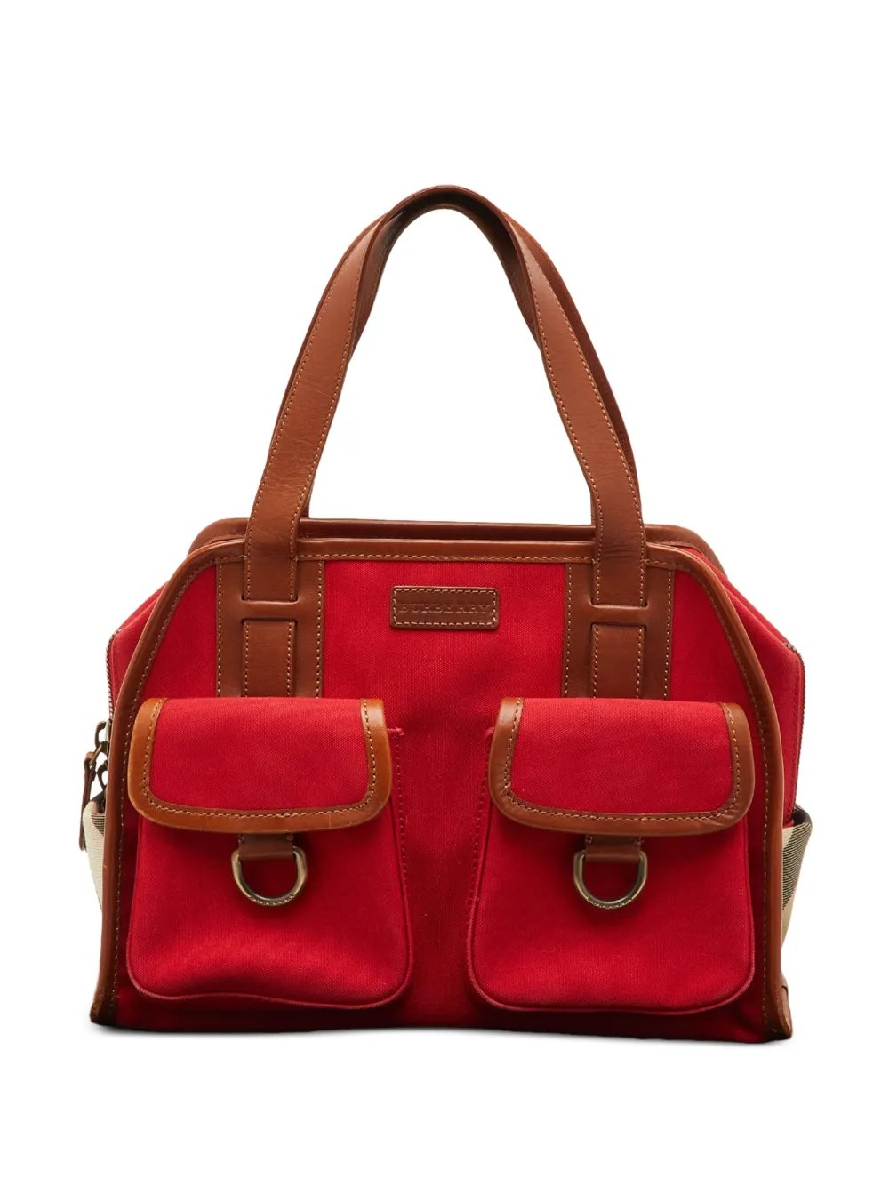 Nova Check satchel handbag