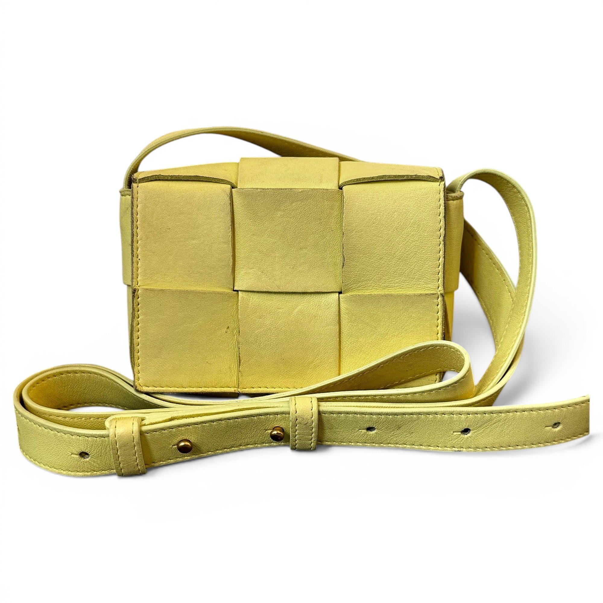Cassette leather crossbody bag