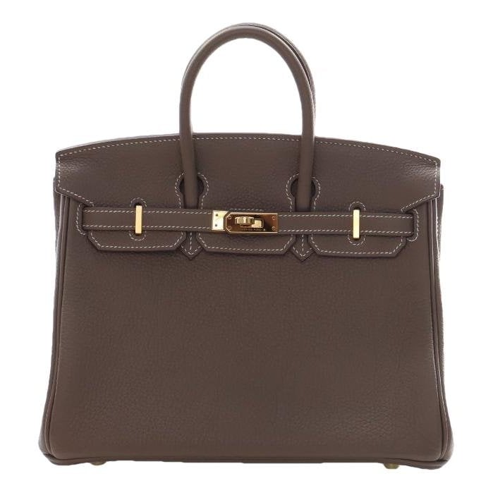 Birkin 25 leather tote