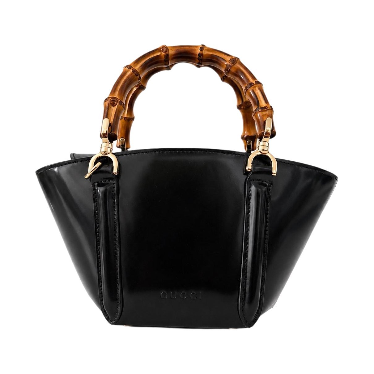 Diana Bamboo leather handbag