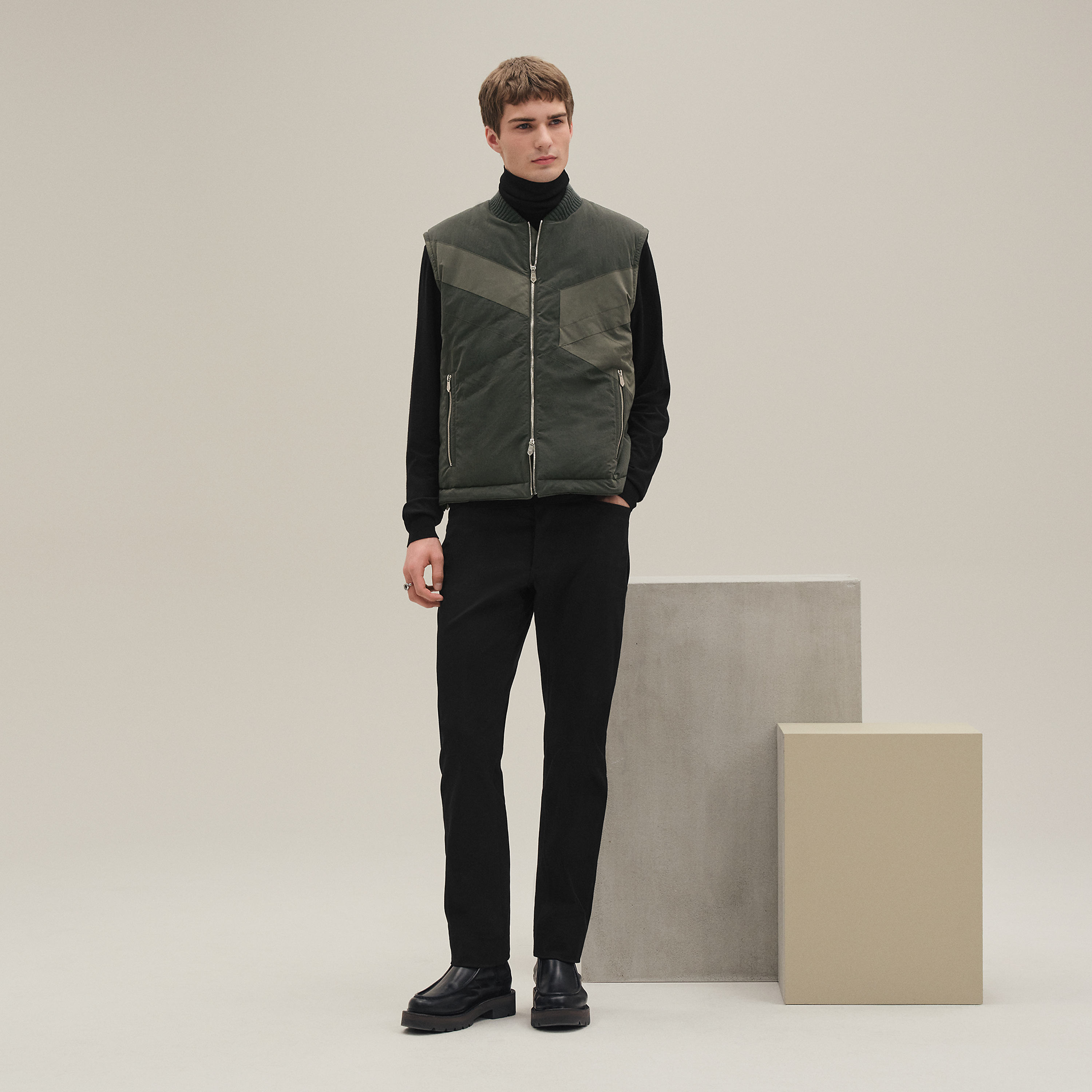 "Casaque" quilted vest