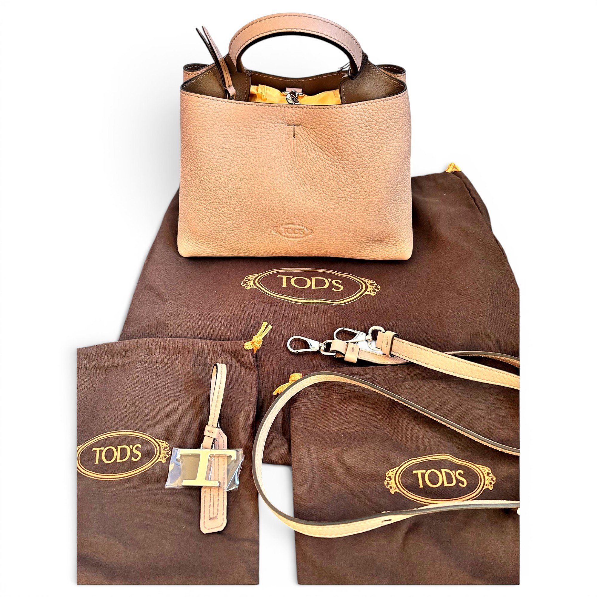 Leather tote