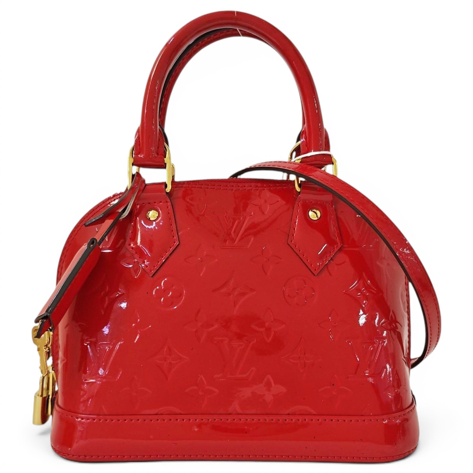 Alma BB patent leather handbag